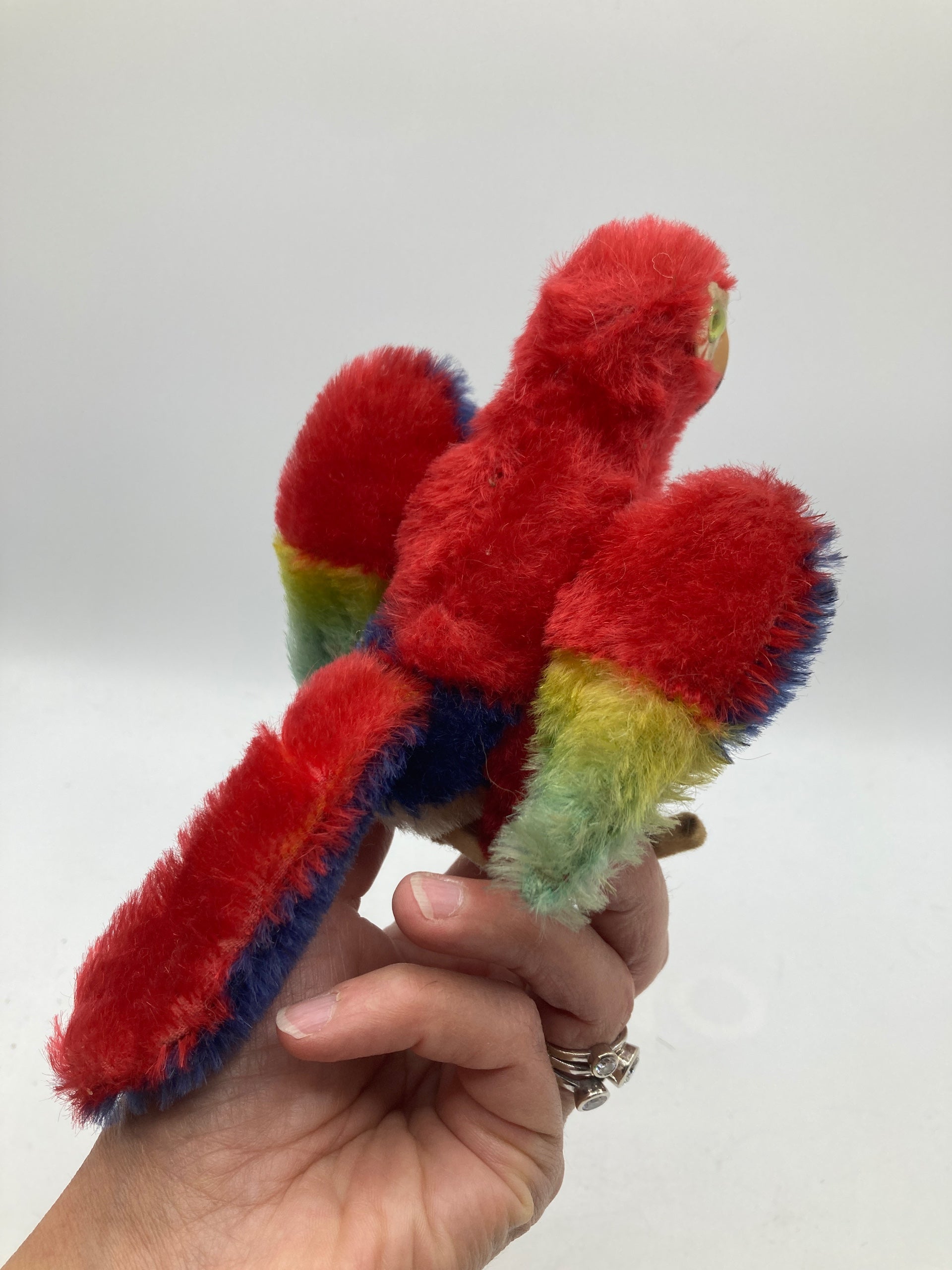 Steiff Small Mohair Lora Parrot Replica With All IDs | My Site
