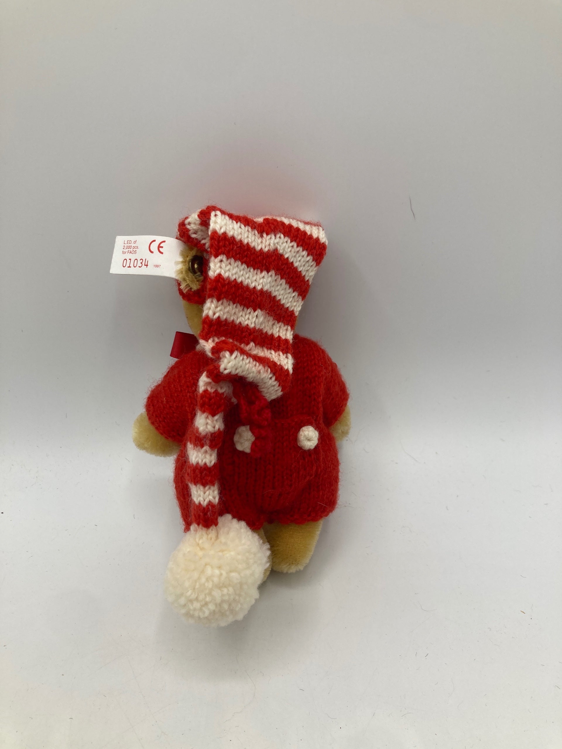 Steiff FAO Schwarz Sleepy Keep Christmas Teddy Bear With All IDs