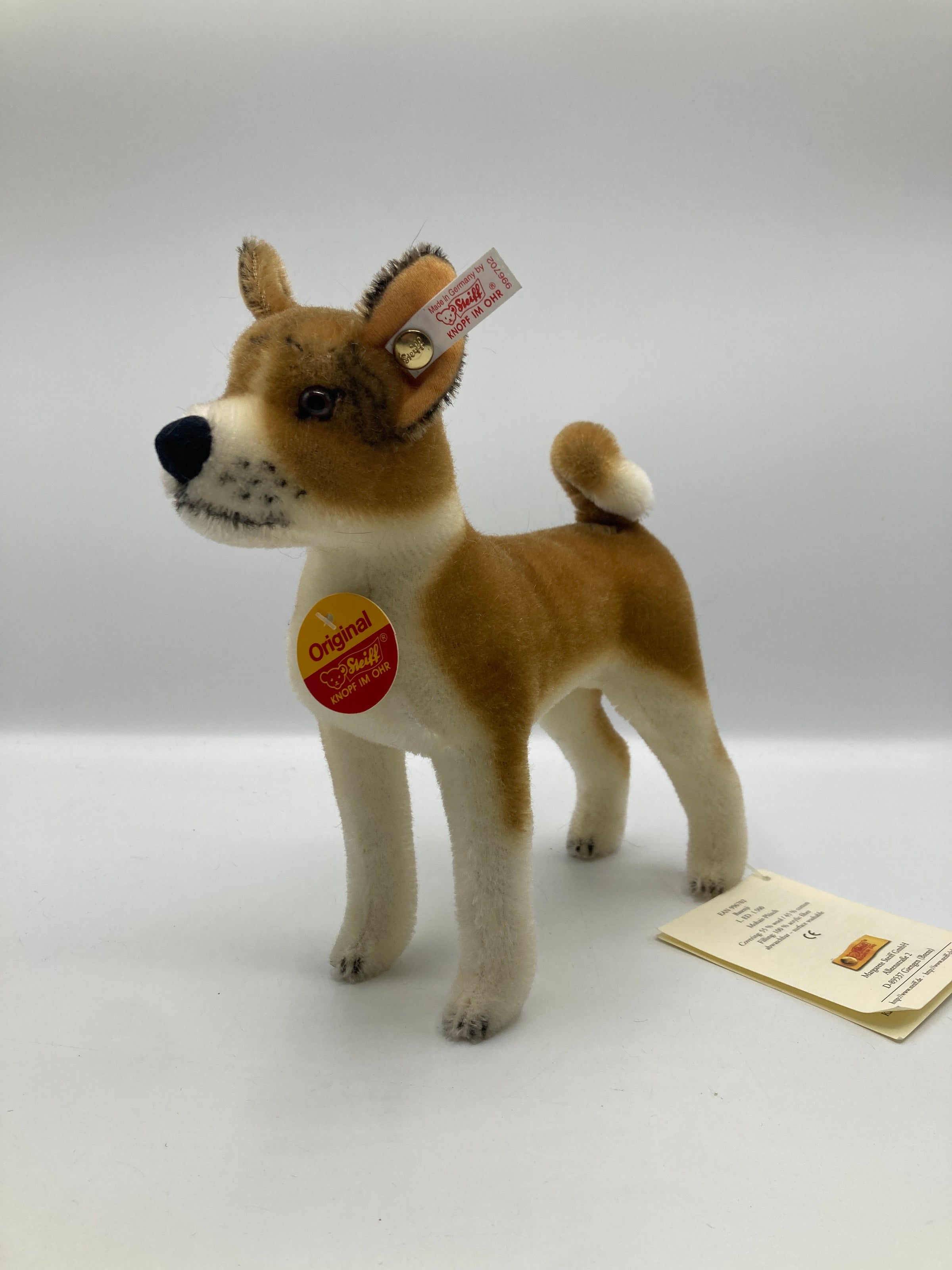 Steiff Limited Edition Basenji Dog With All IDs | My Site