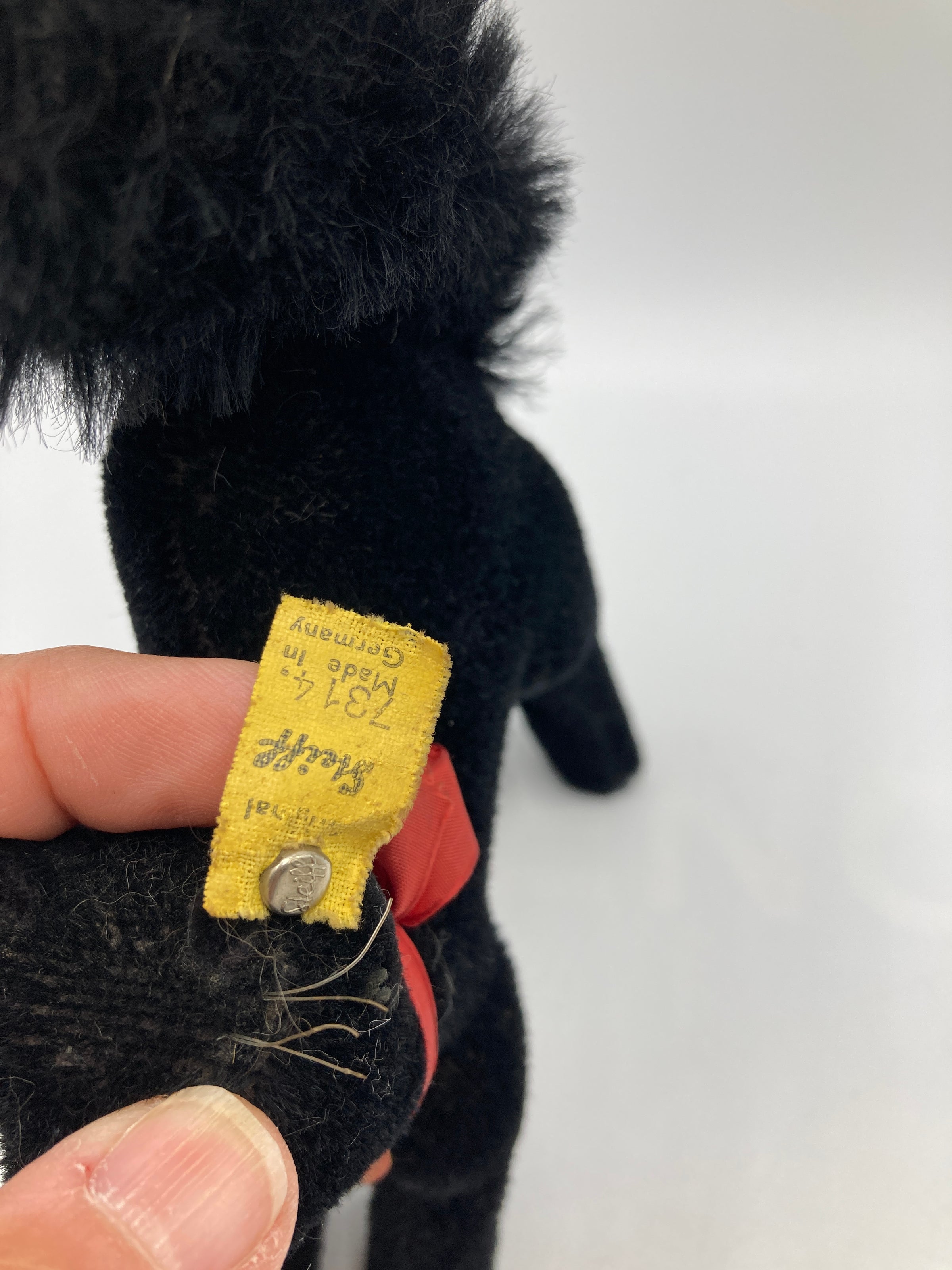 アンティーク　シュタイフ社 Black Tom Cat All IDs Steiff Medium Black Tom Cat With All IDs | My Site
