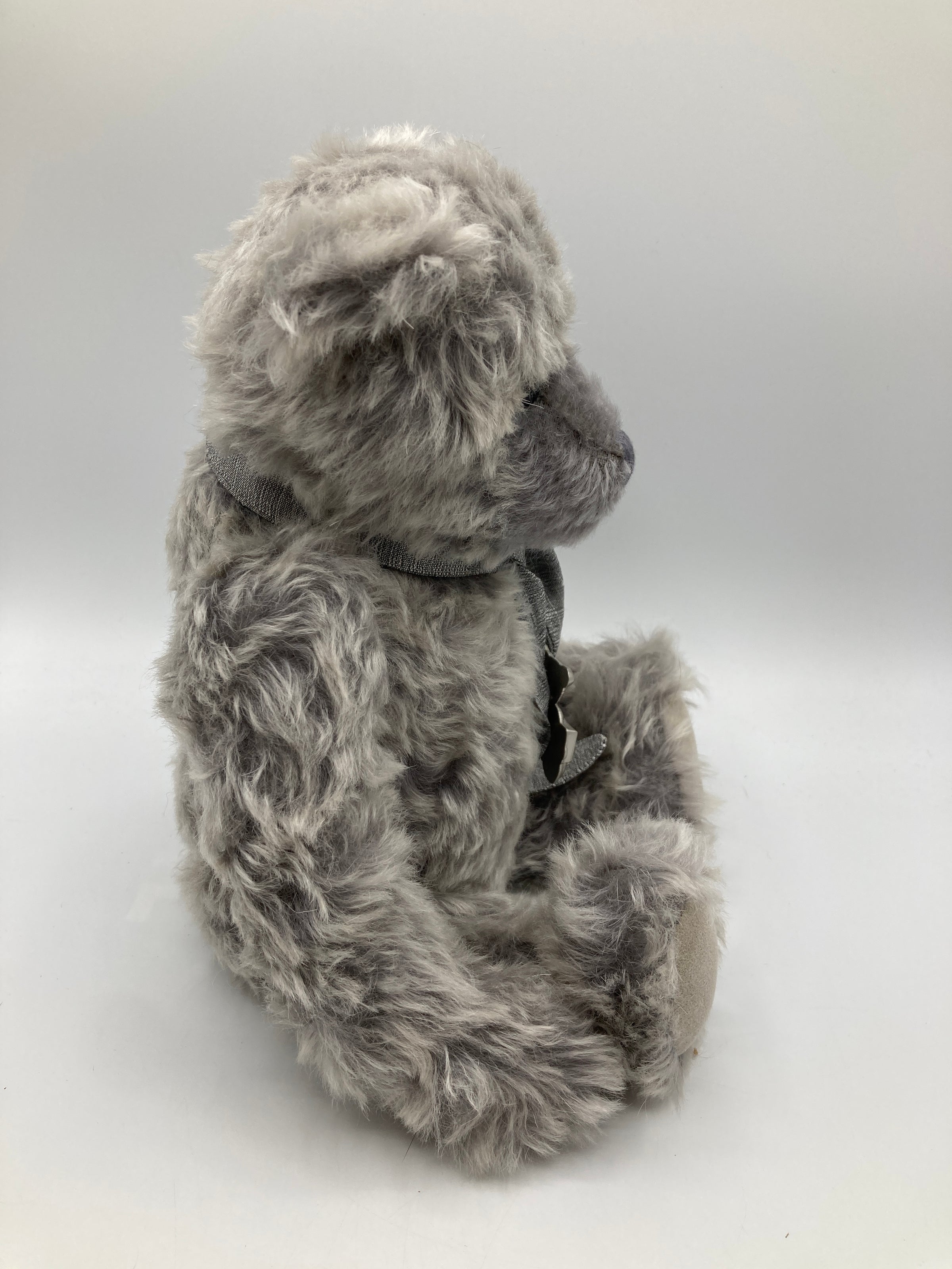 Steiff Club Limited Edition Grey Mohair Teddy Bear With All IDs
