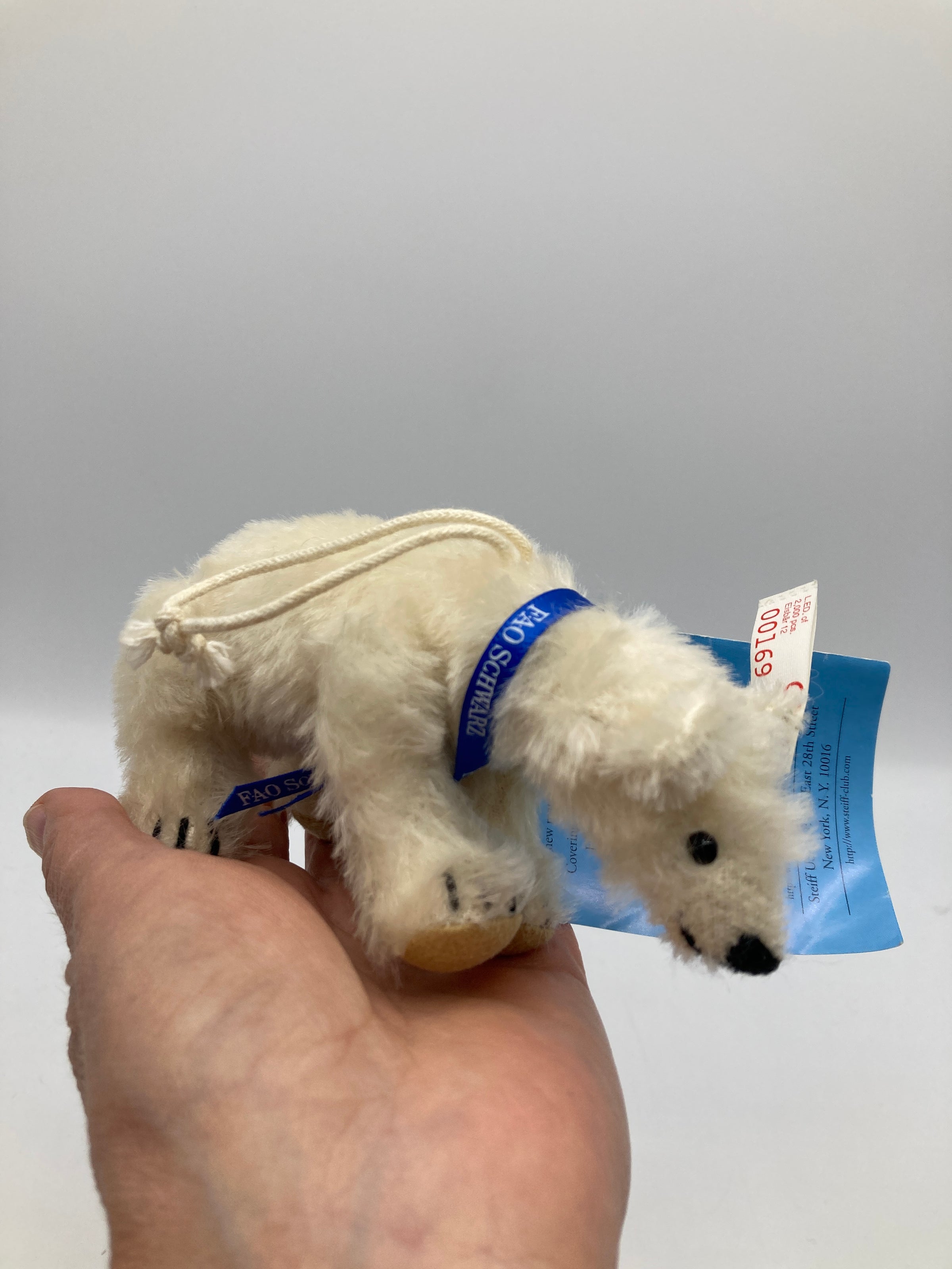 Steiff Polar The Titanic Bear Ornament For FAO Schwarz With All