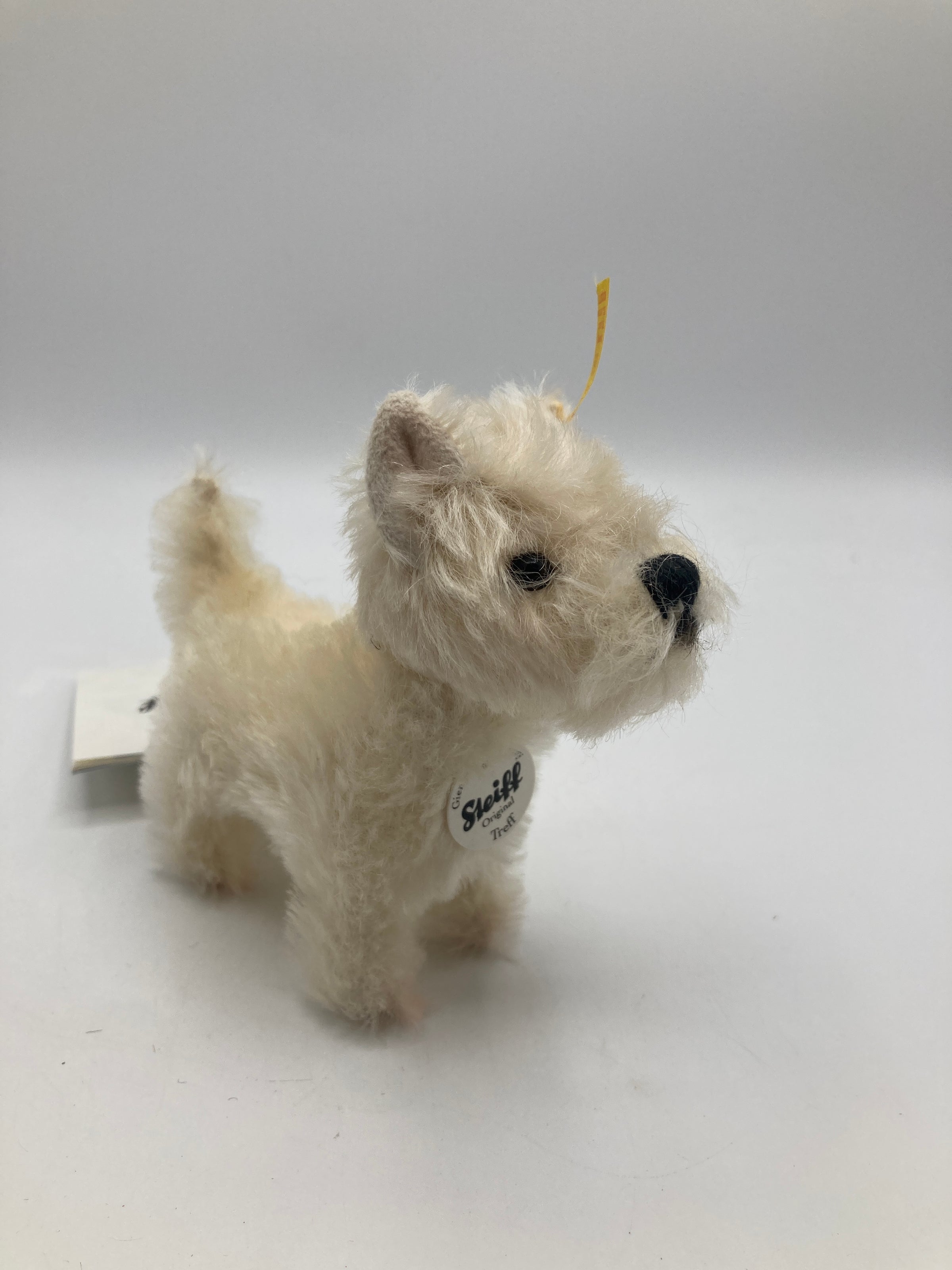 Steiff Mohair Treff West Highland Terrier Dog For Williams Sonoma