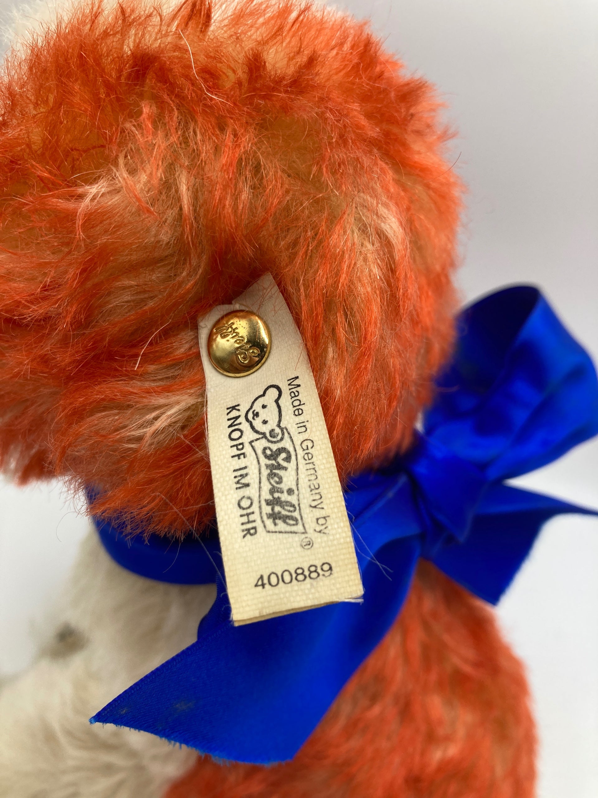 Steiff Mohair Replica 1927 Molly Dog With All IDs | My Site
