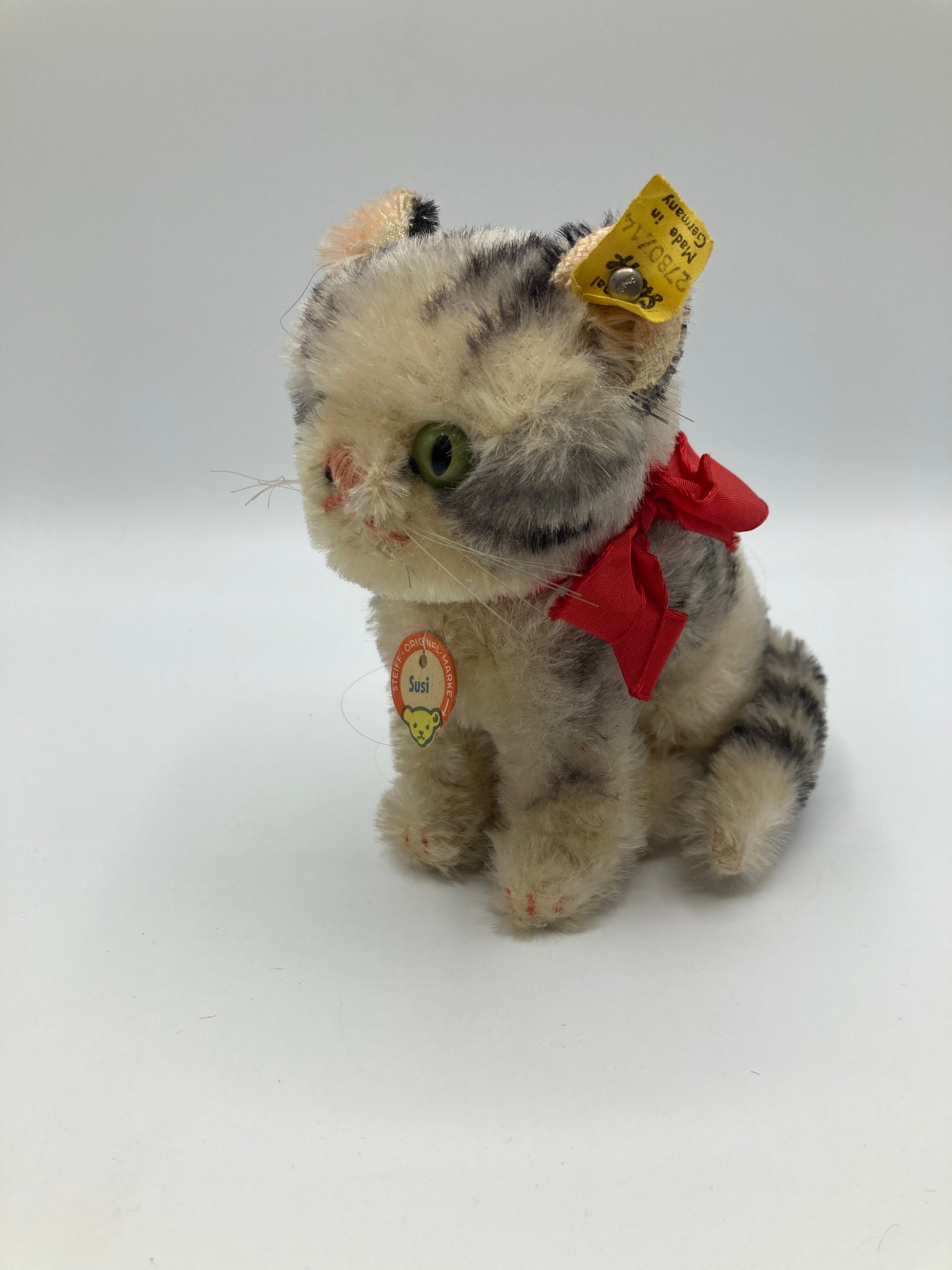 Steiff Medium Sitting Susi Cat With All IDs | My Site