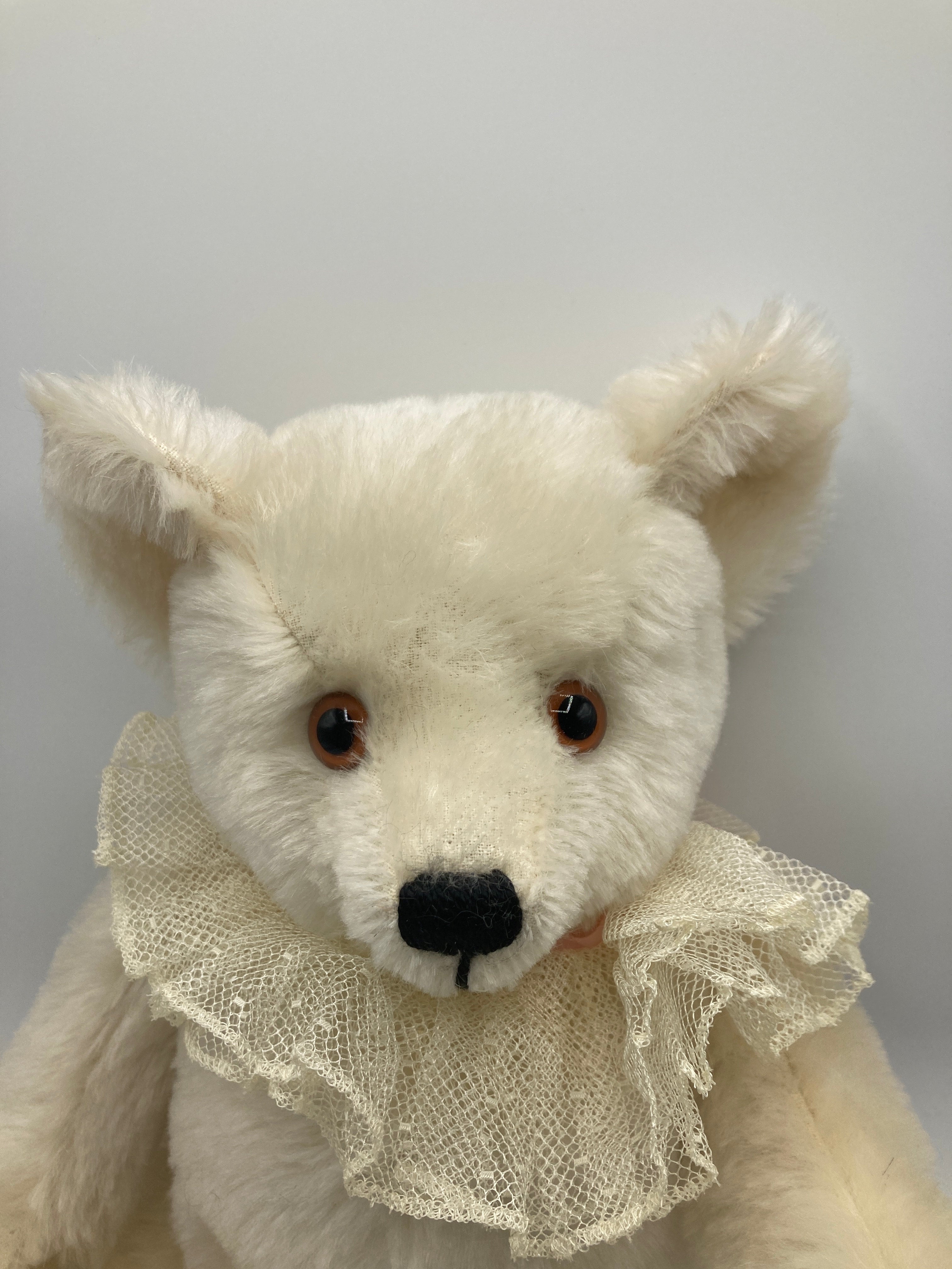 Steiff White Ophelia Teddy Bear With All IDs | My Site