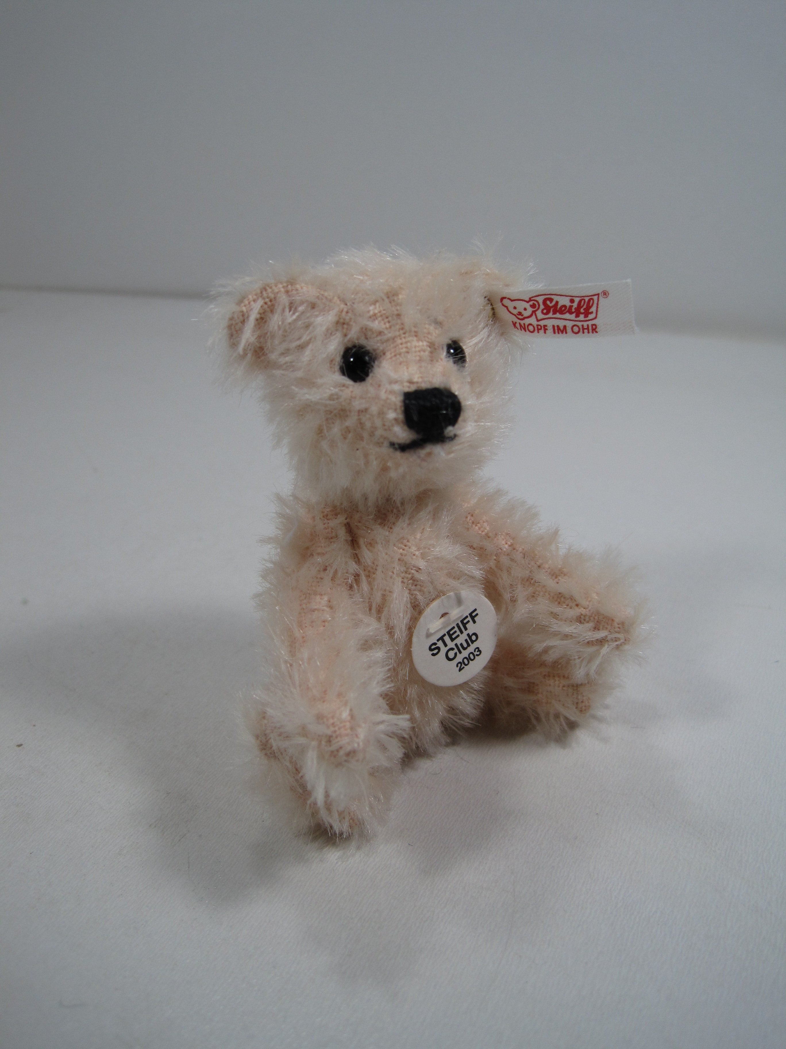 Steiff Fully Jointed Tiny 2003 Steiff Club Bear With All IDs | My Site