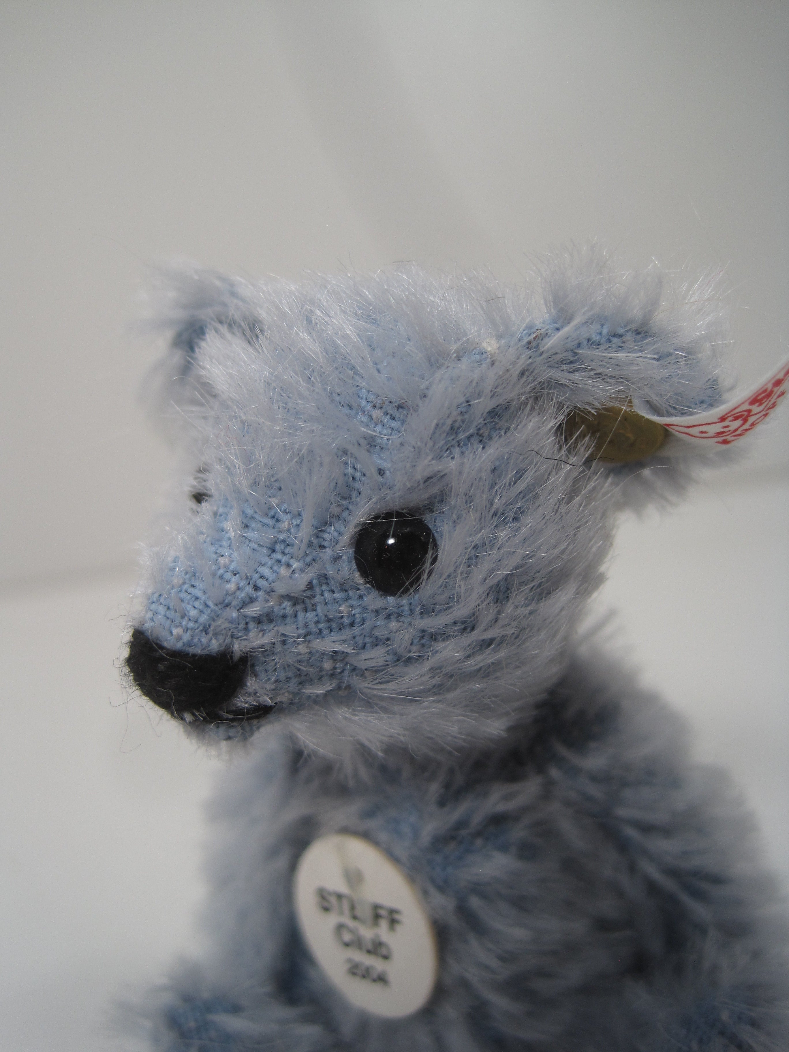 Steiff Tiny Blue Fully Jointed Teddy Bear With All IDs steiffgal
