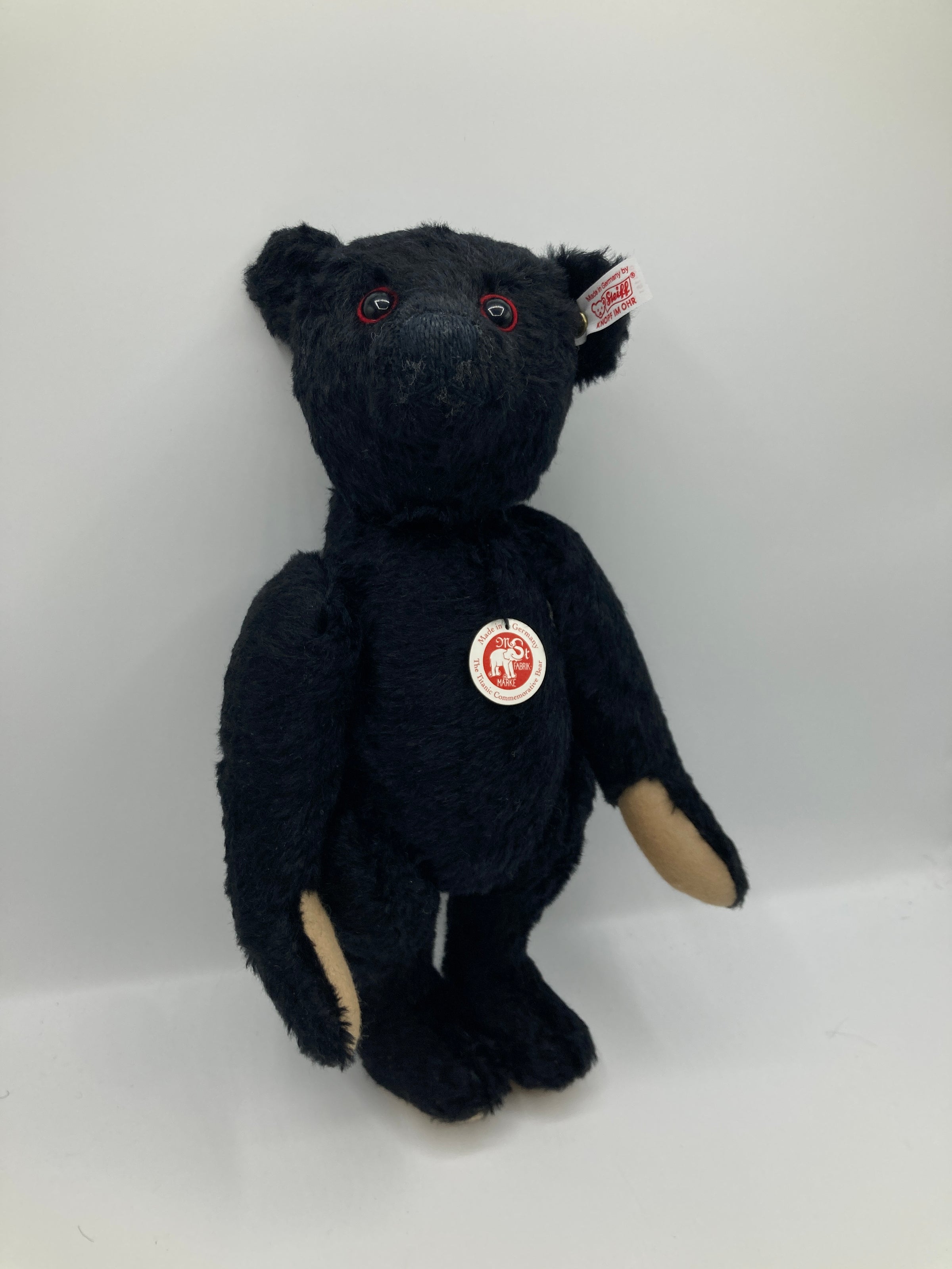 Steiff Mohair Limited Edition Titanic Mourning Bear With All IDs