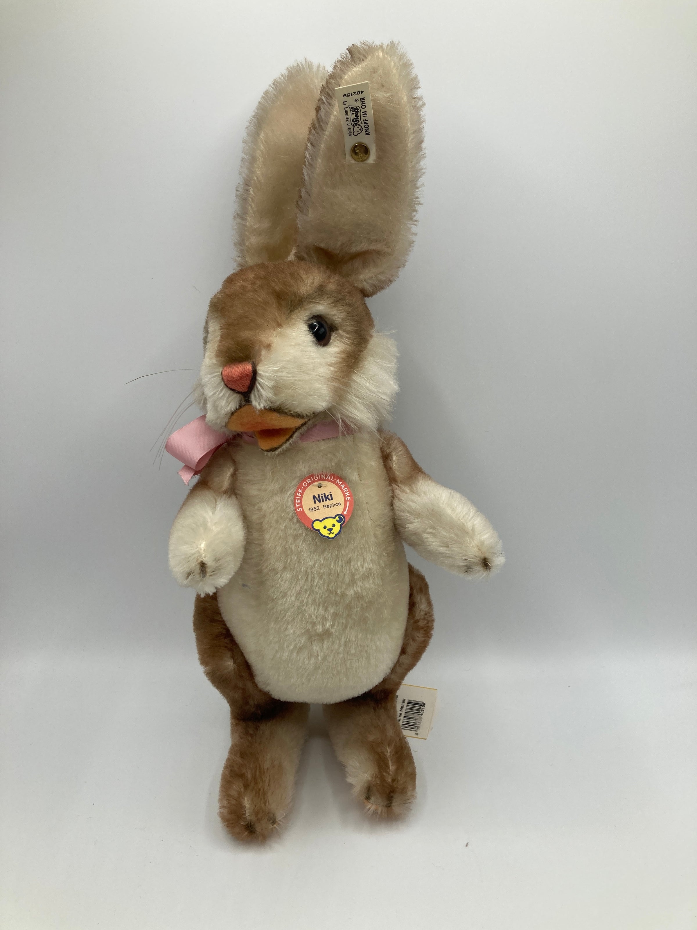 Steiff Niki Replica 1952 Limited Edition Rabbit With All IDs | My Site
