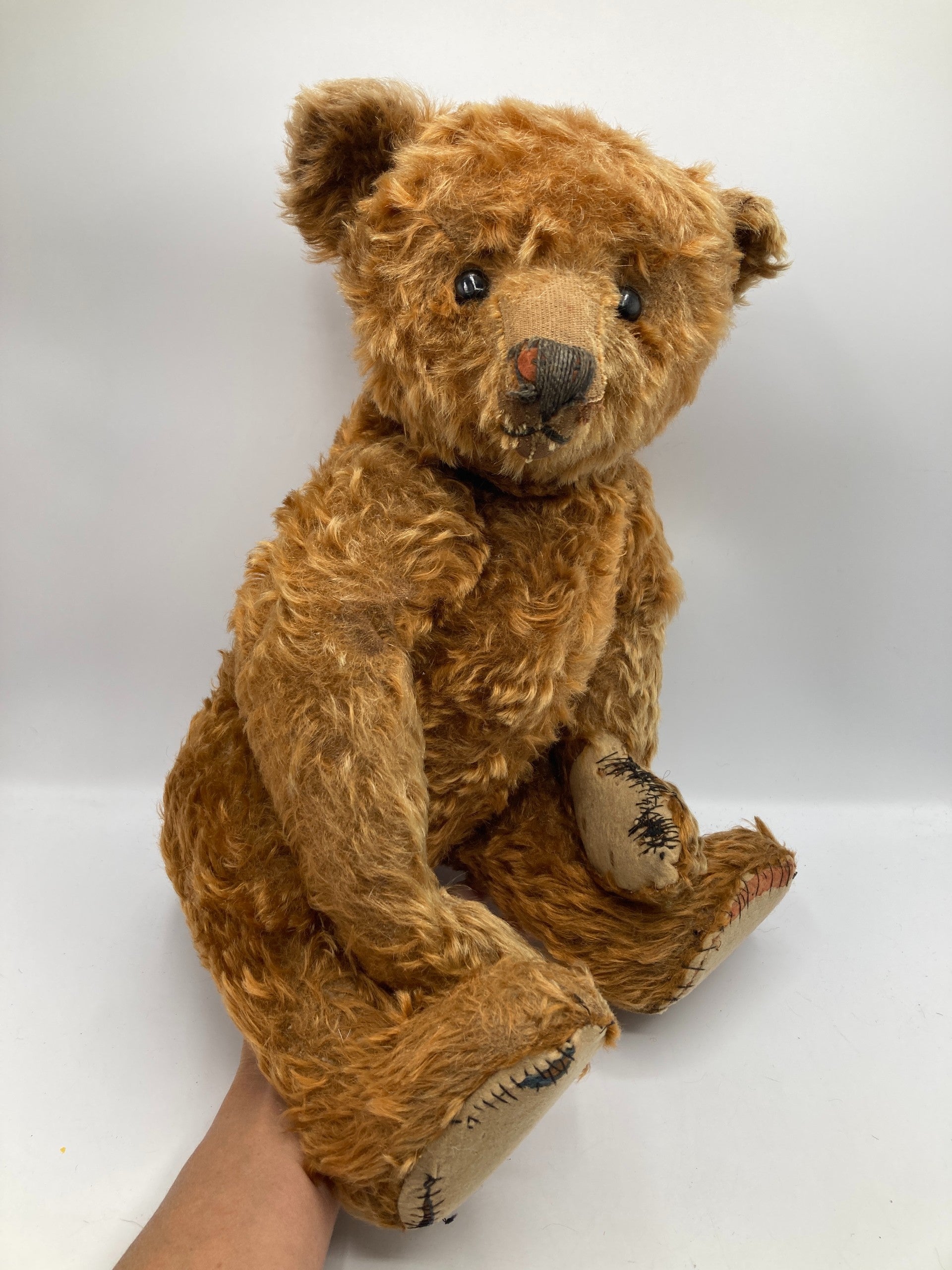Steiff Early Prewar Larger Cinnamon Mohair Teddy Bear | My Site