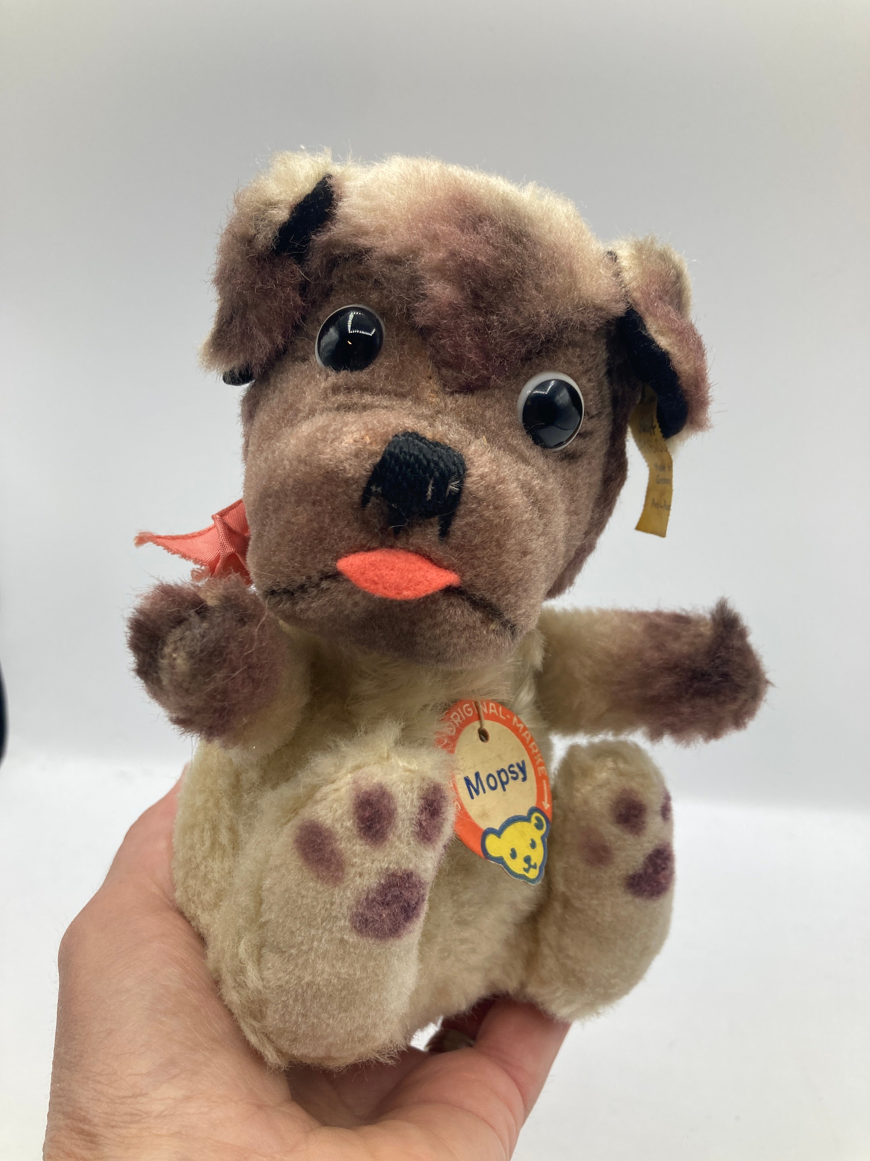 Steiff Ball Mopsy Pug Dog With All IDs | My Site