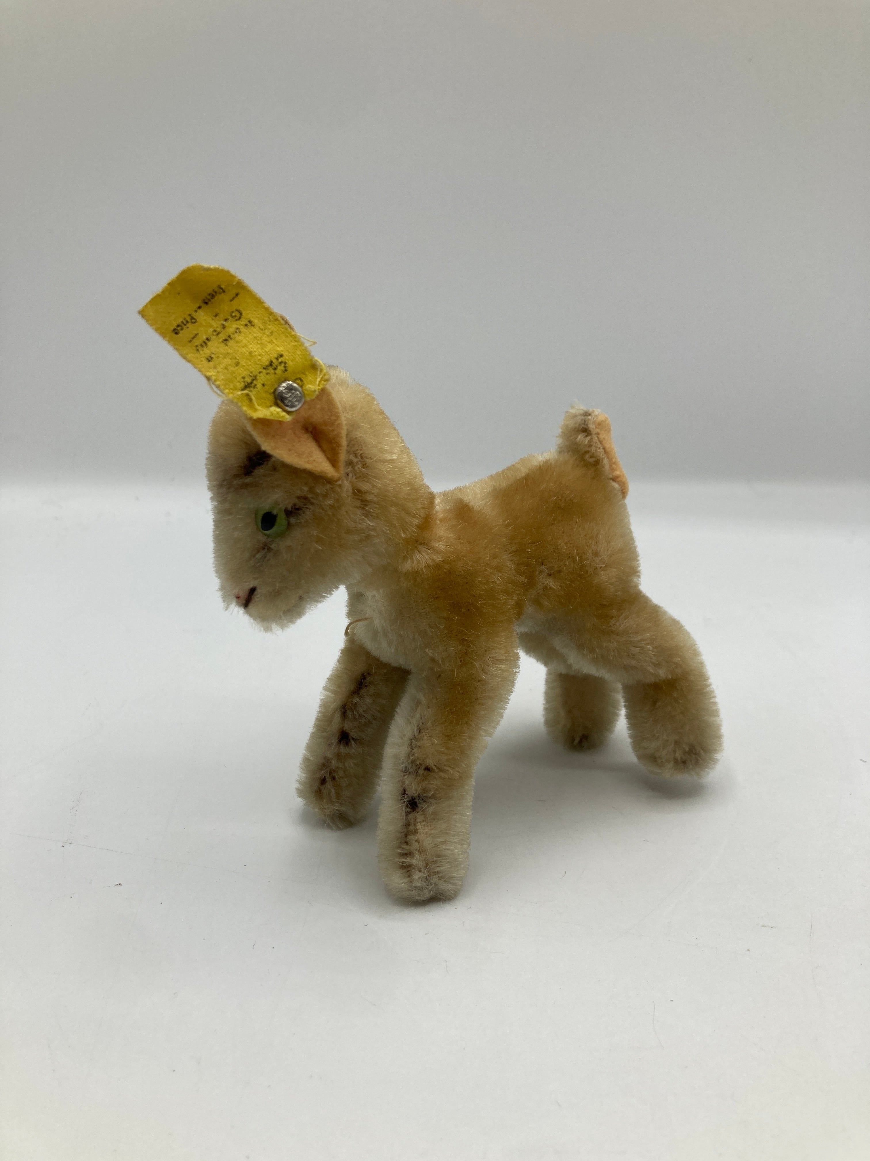 Steiff 　ヤギのZicky　最小 Steiff Smallest Mohair Zicky Goat With IDs | My Site