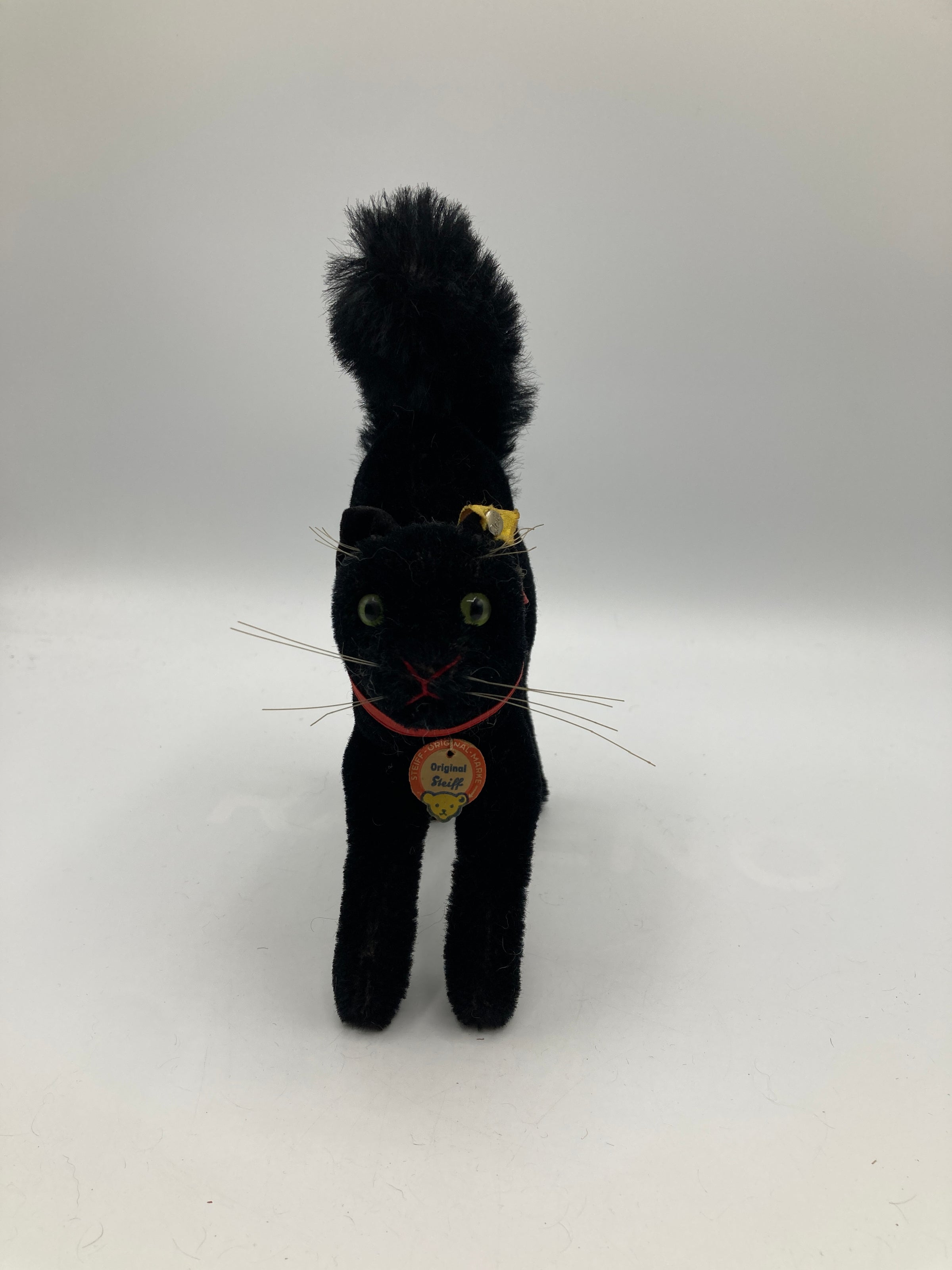 アンティーク　シュタイフ社 Black Tom Cat All IDs Steiff Medium Black Tom Cat With All IDs | My Site