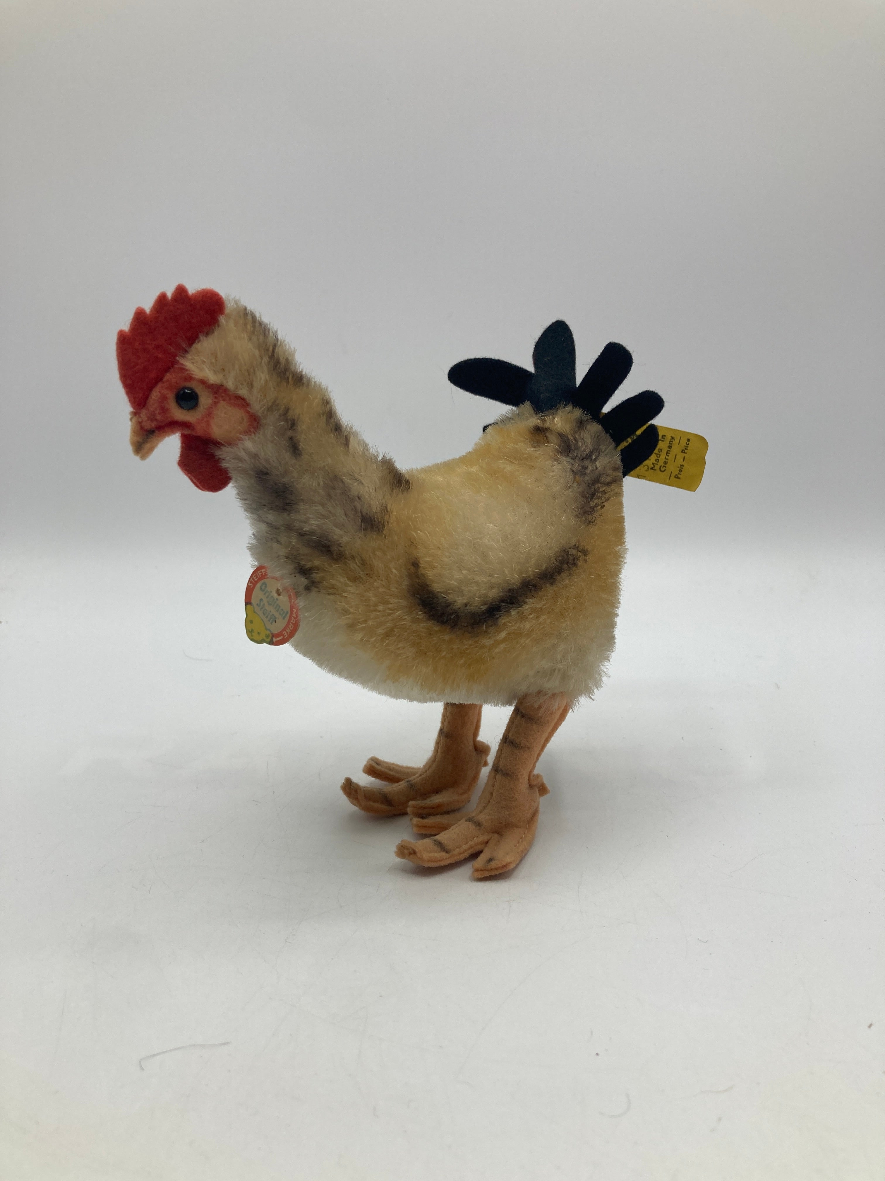 Steiff Smaller Mohair Hen With All IDs | My Site