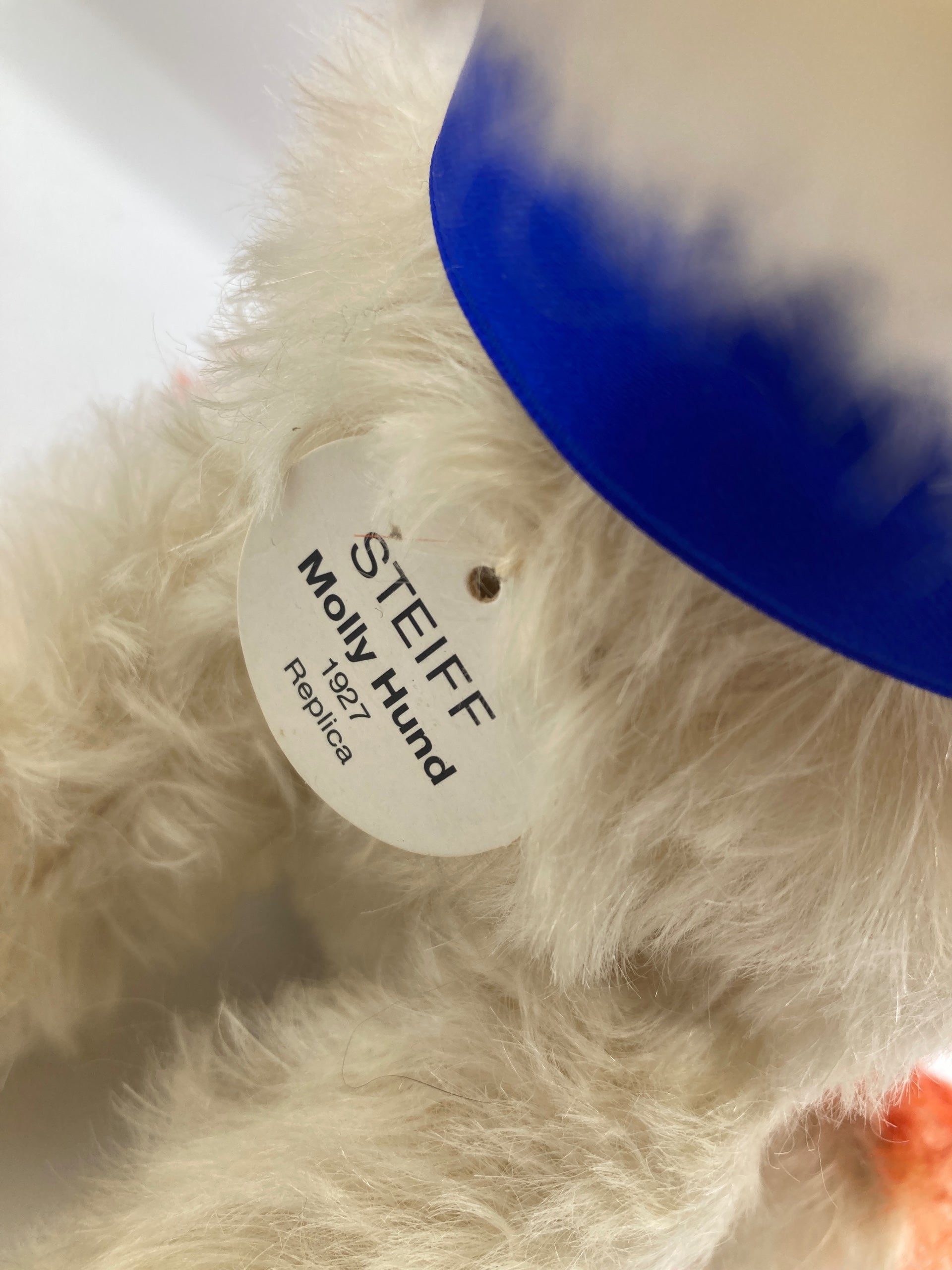 STEIFF Molly DOG 1927 2000年レプリカ22cm Steiff Mohair Replica 1927 Molly Dog With All IDs | My Site