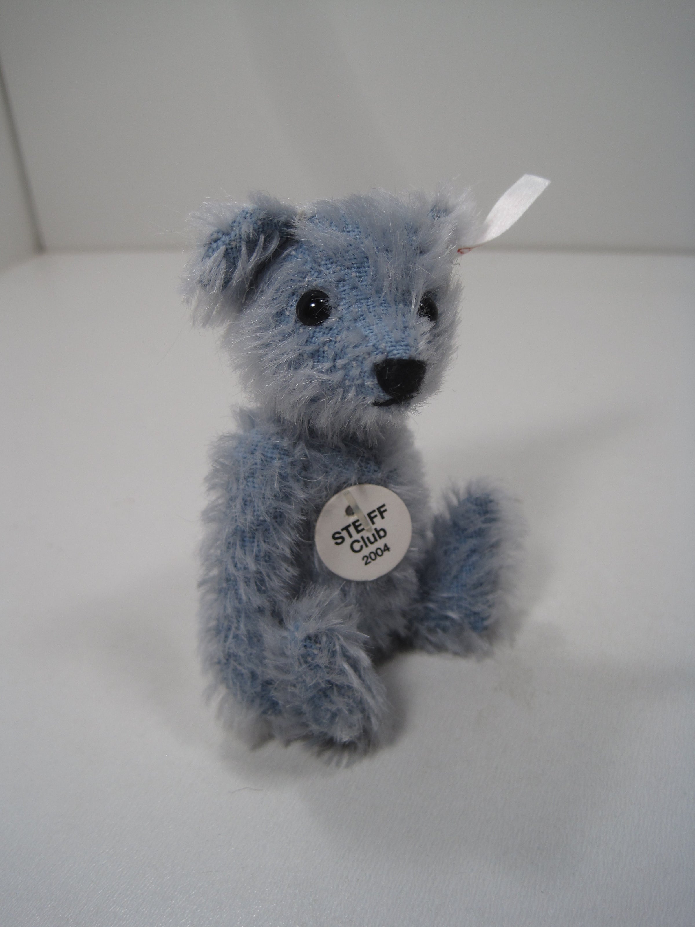 Steiff Tiny Blue Fully Jointed Teddy Bear With All IDs steiffgal