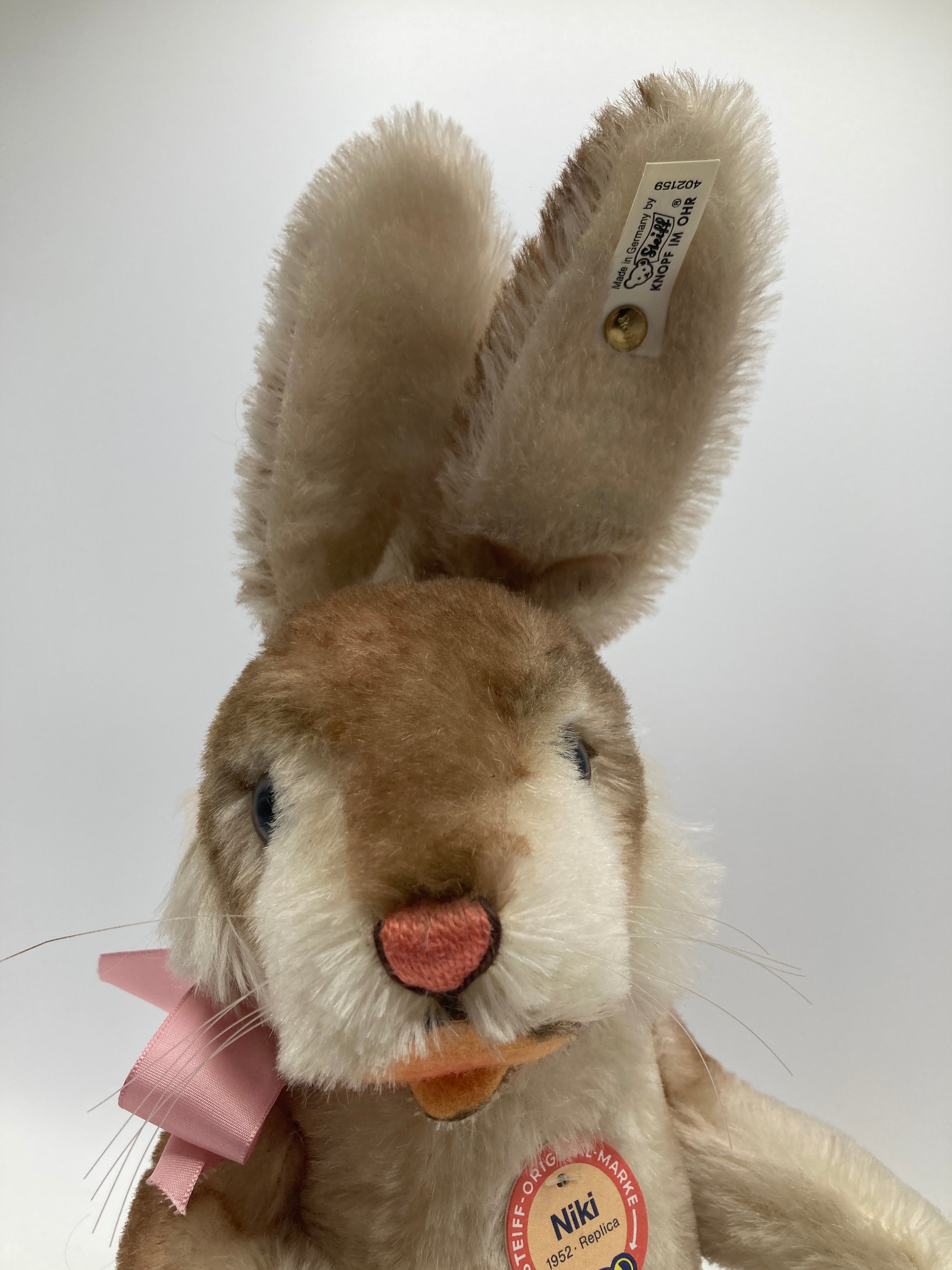 Steiff Niki Replica 1952 Limited Edition Rabbit With All IDs | My Site