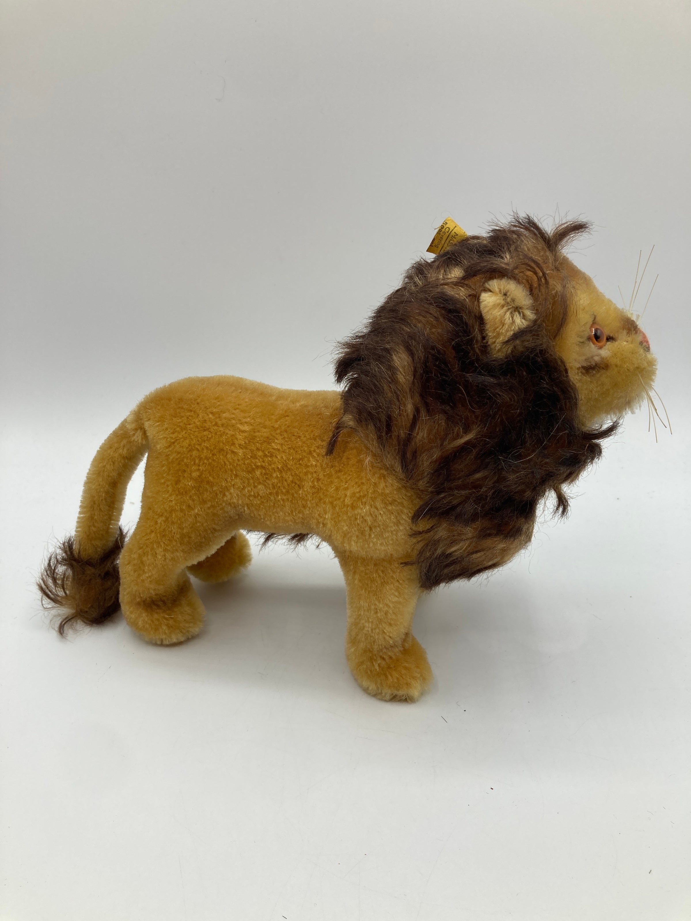 Steiff Medium Sized Standing Leo Lion With All IDs | My Site