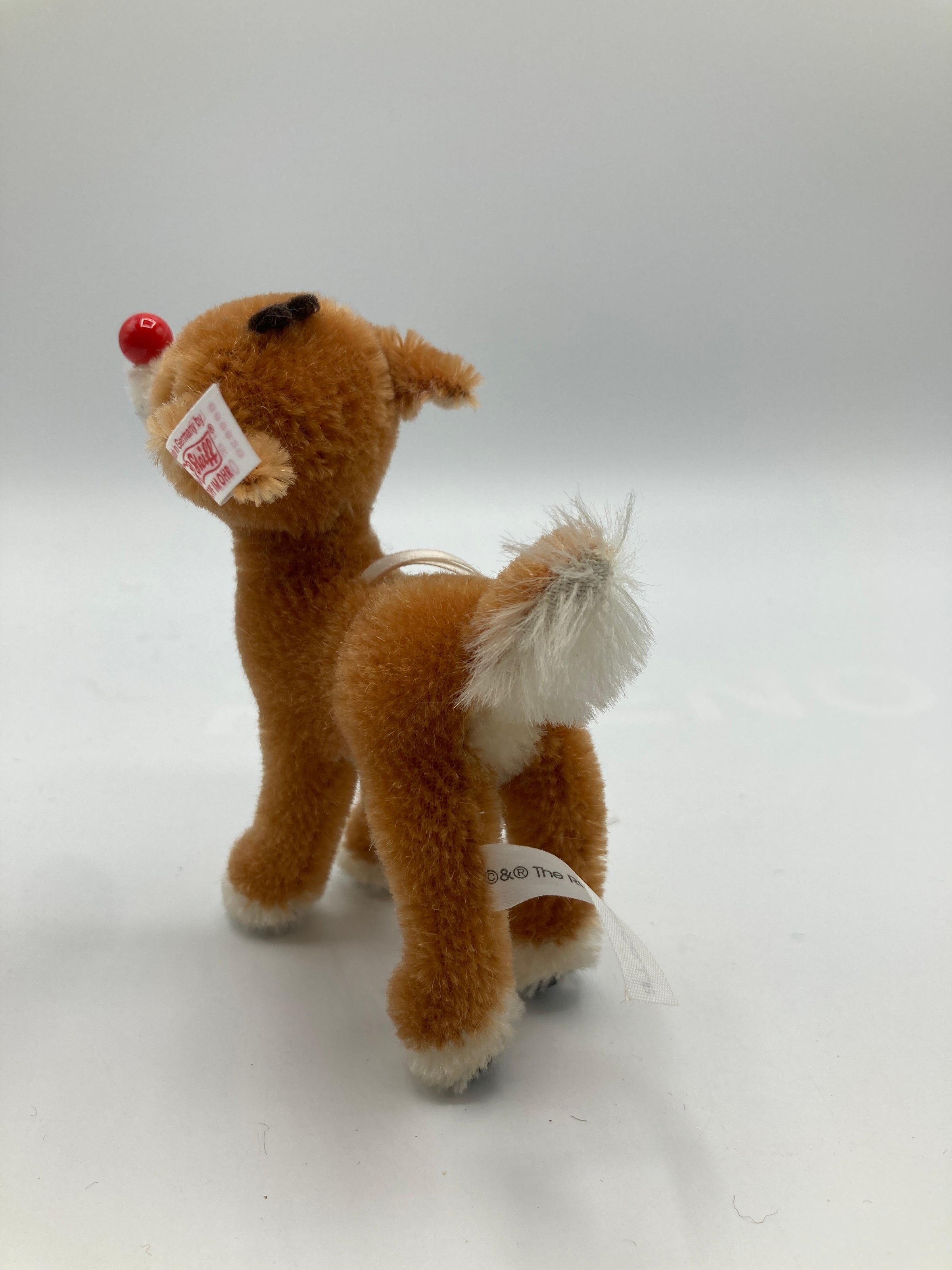 Steiff Rudolph the Red Nosed Reindeer Ornament With All IDs | My Site