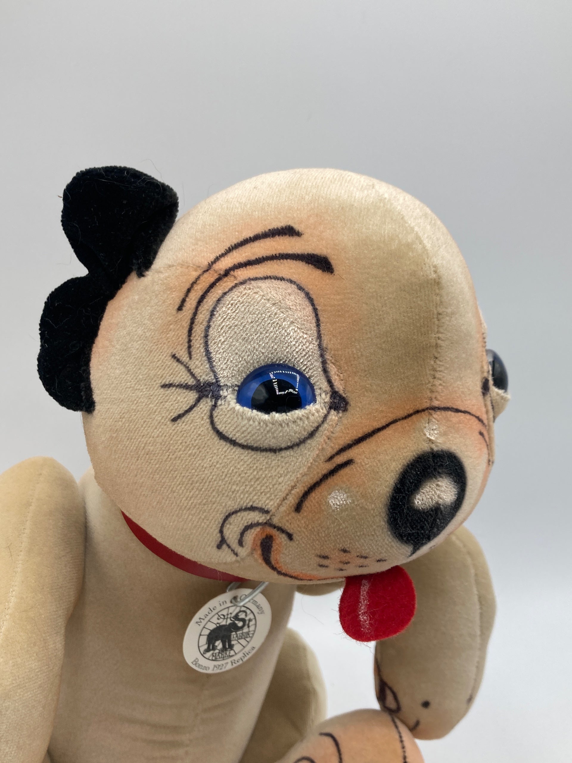 BONZO。advertisingtoy。 Steiff Replica Bonzo Dog With All IDs | My Site