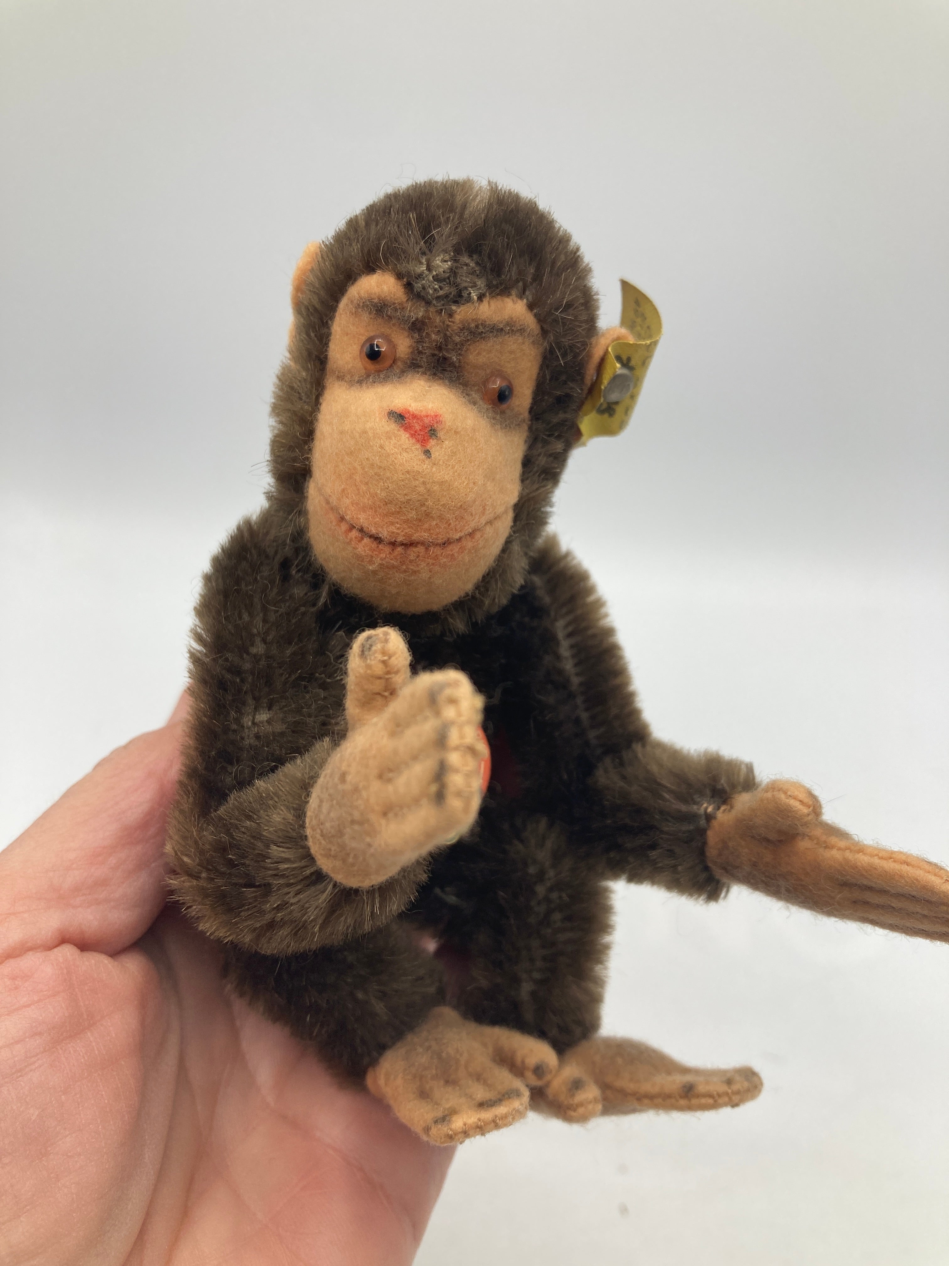 Steiff Almost Smallest Fully Jointed Jocko Monkey Chimp With All