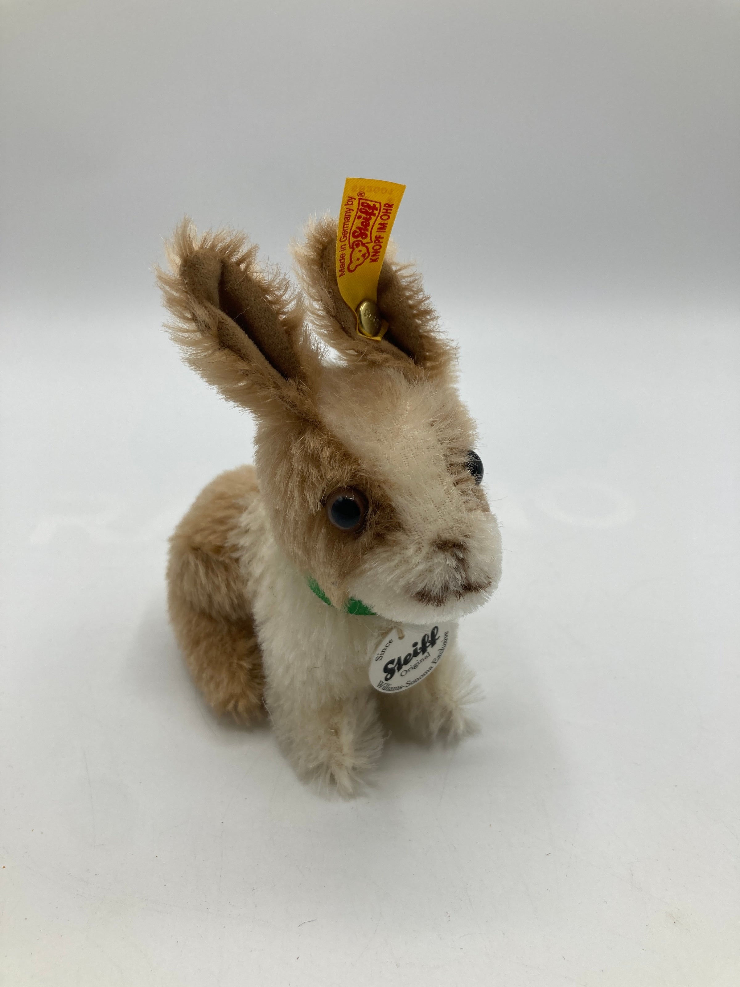 Steiff Mohair Dutch Rabbit Exclusive For Williams Sonoma With All