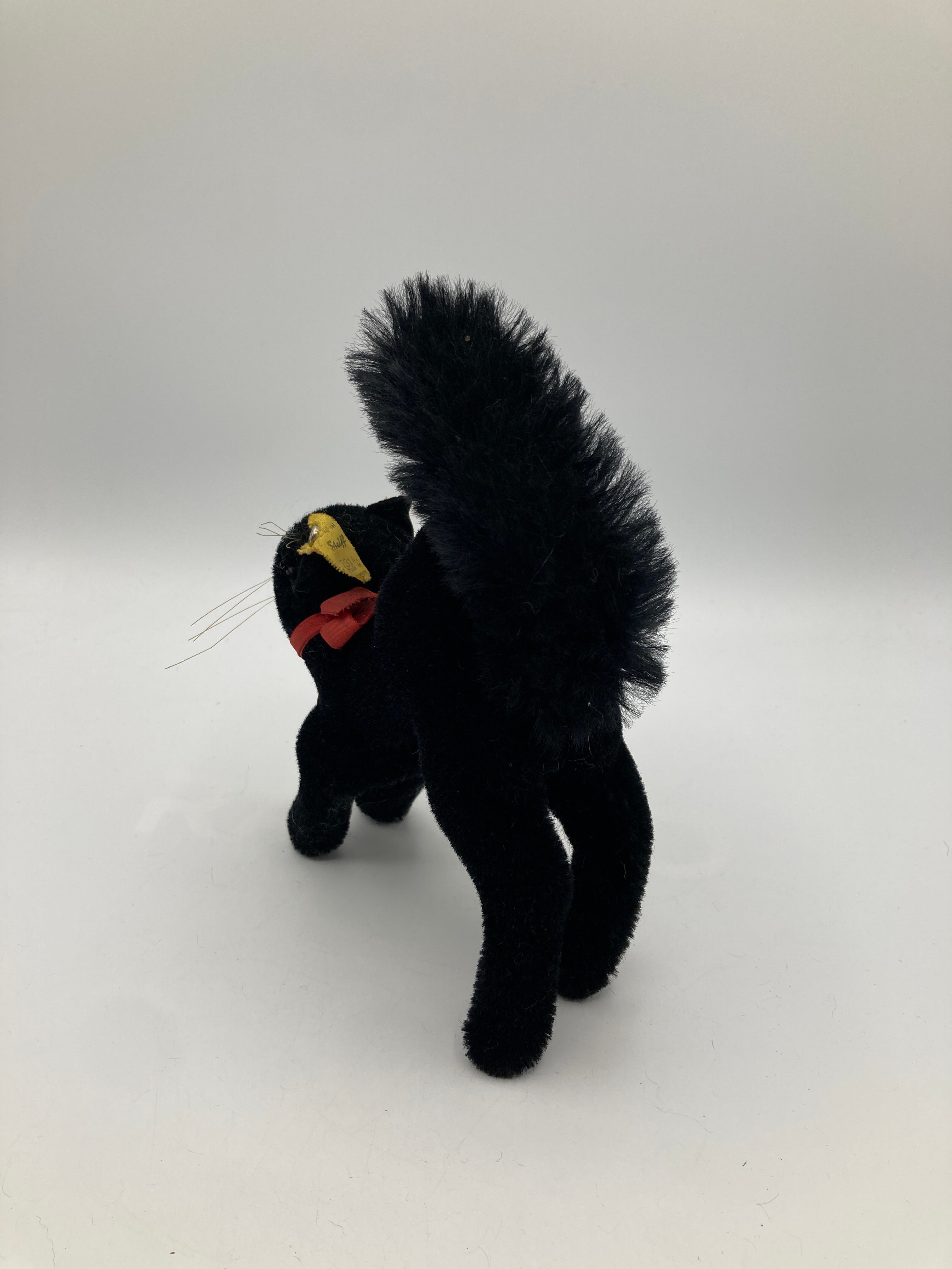 アンティーク　シュタイフ社 Black Tom Cat All IDs Steiff Medium Black Tom Cat With All IDs | My Site