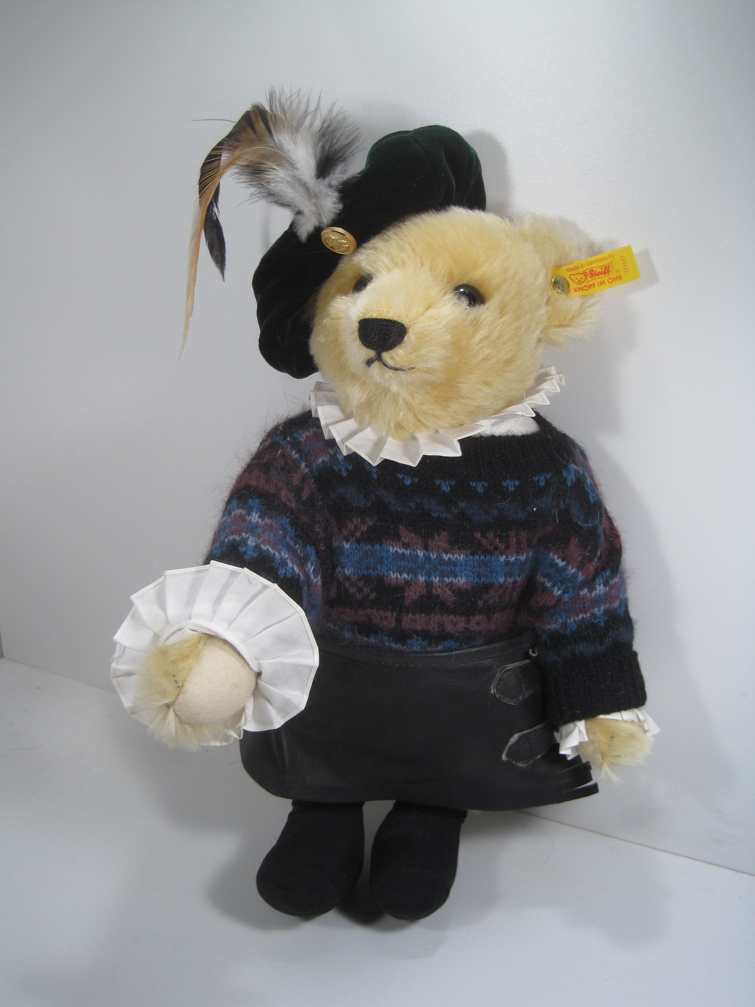 Steiff×Ralph Lauren ぬいぐるみ チェック柄シャツ Steiff Ralph Lauren Romantic Girl Teddy Bear With IDs steiffgal
