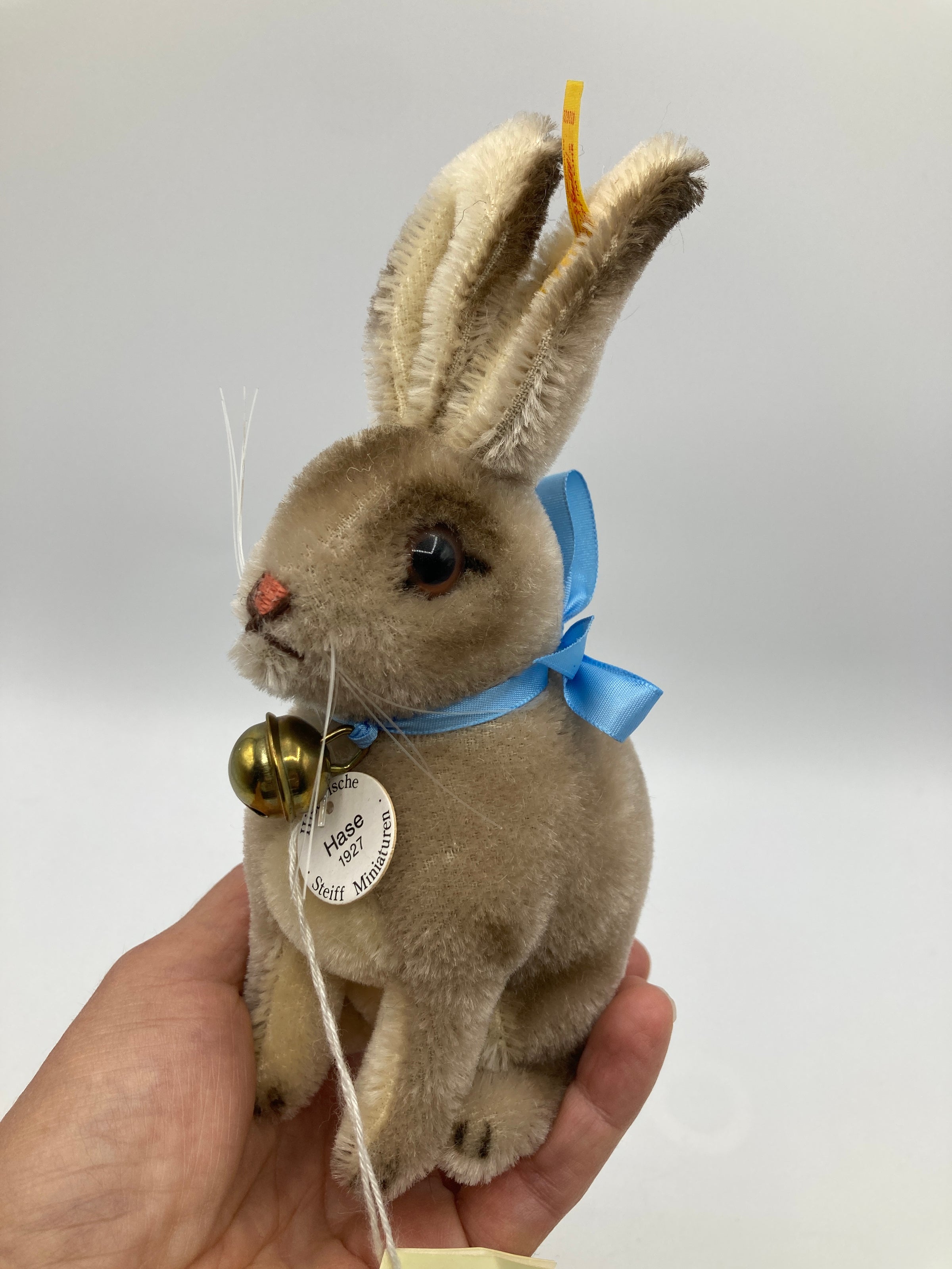 Steiff Mohair Rabbit 1927 Replica With All IDs | My Site