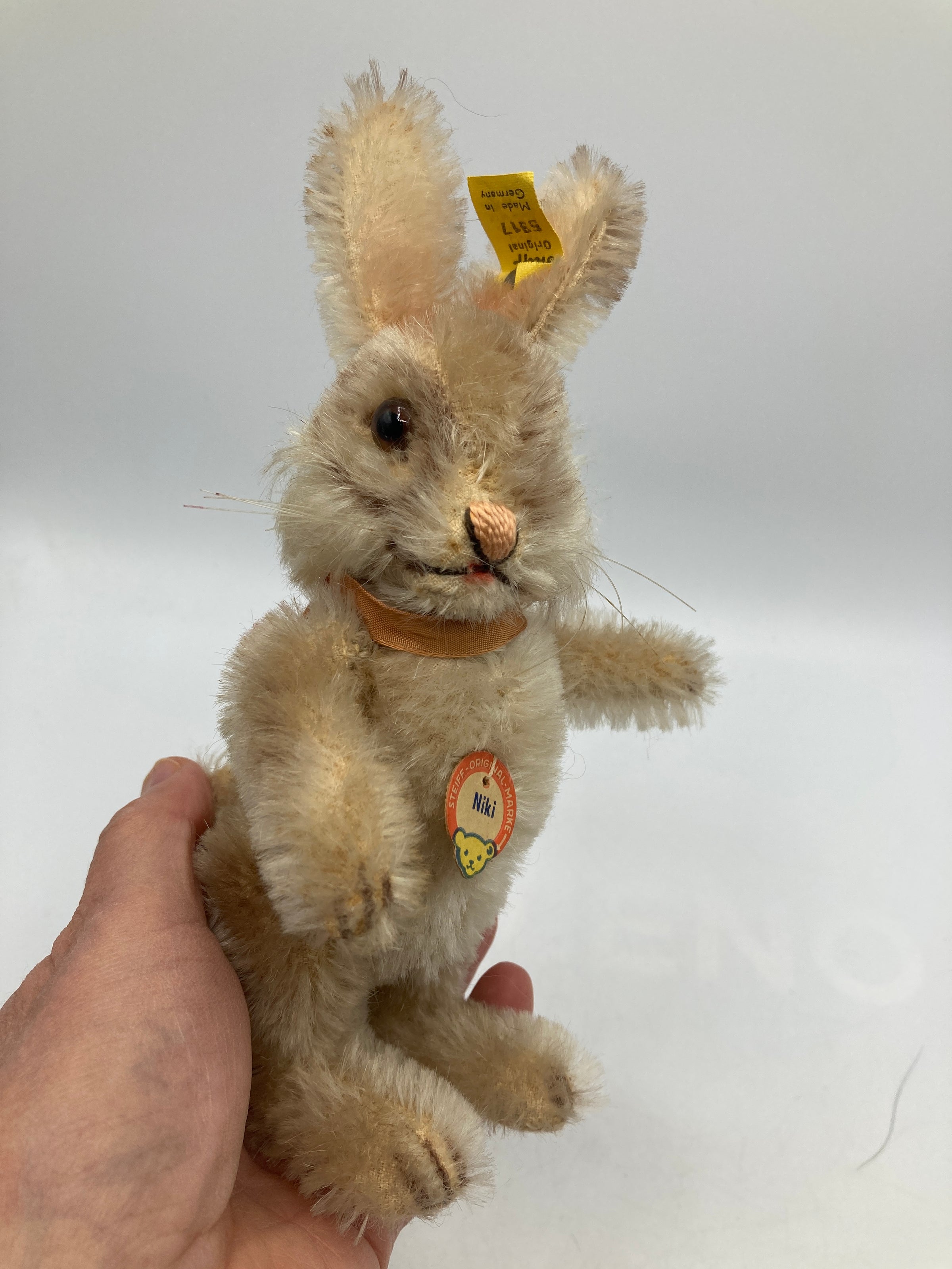 Steiff Smaller Fully Jointed Niki Rabbit With All IDs | My Site