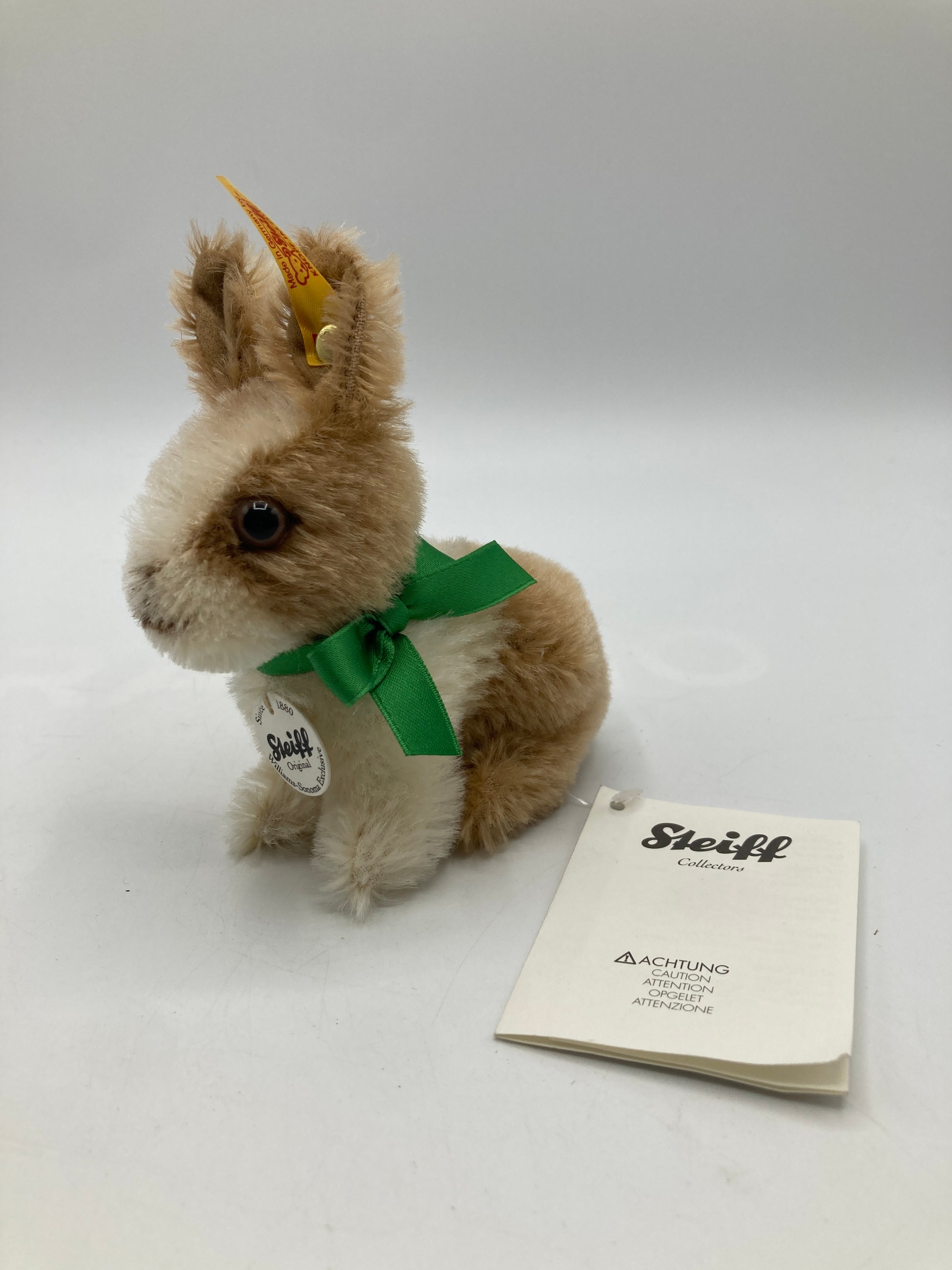 Steiff Mohair Dutch Rabbit Exclusive For Williams Sonoma With All