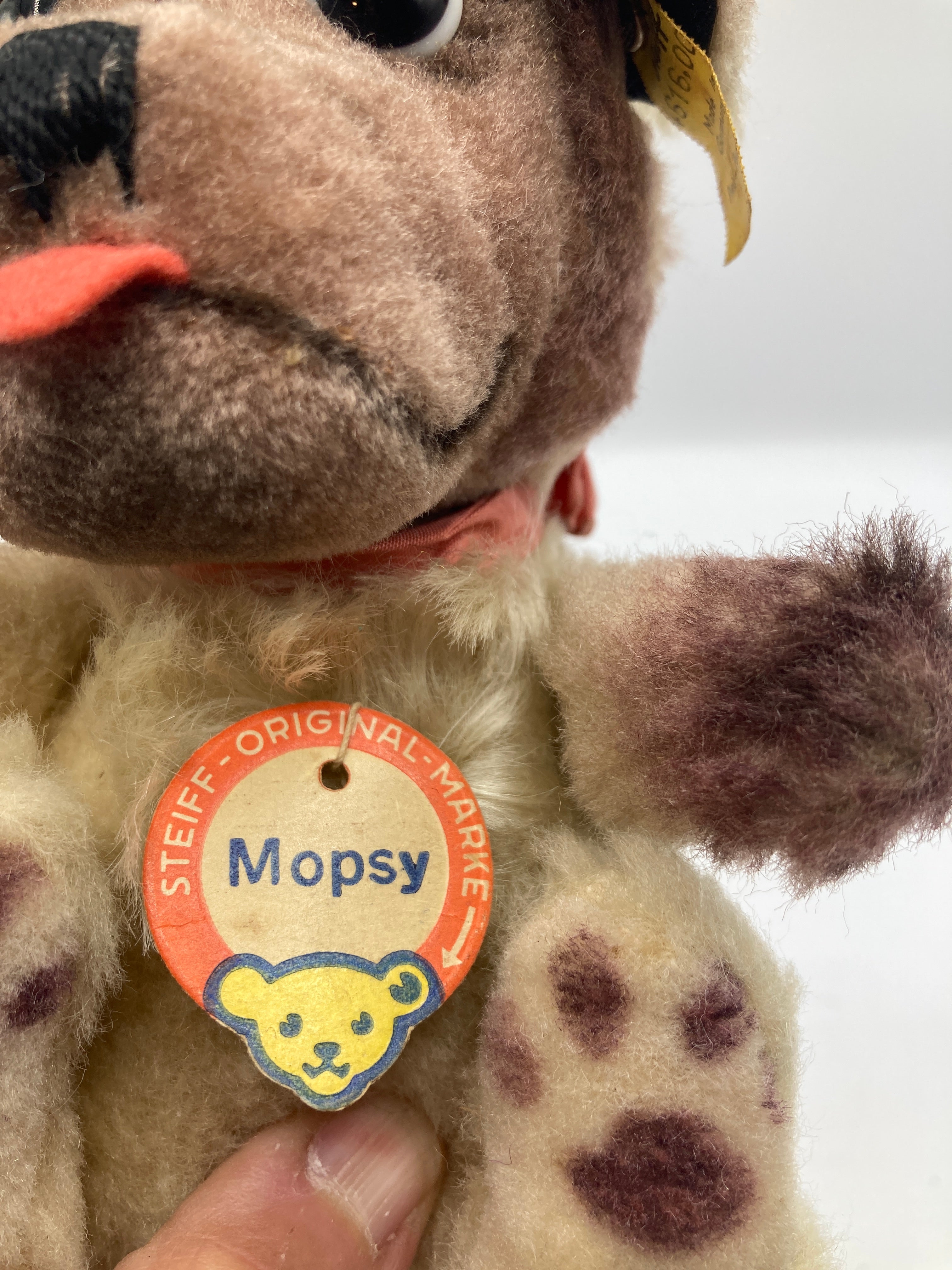 Steiff Ball Mopsy Pug Dog With All IDs | My Site