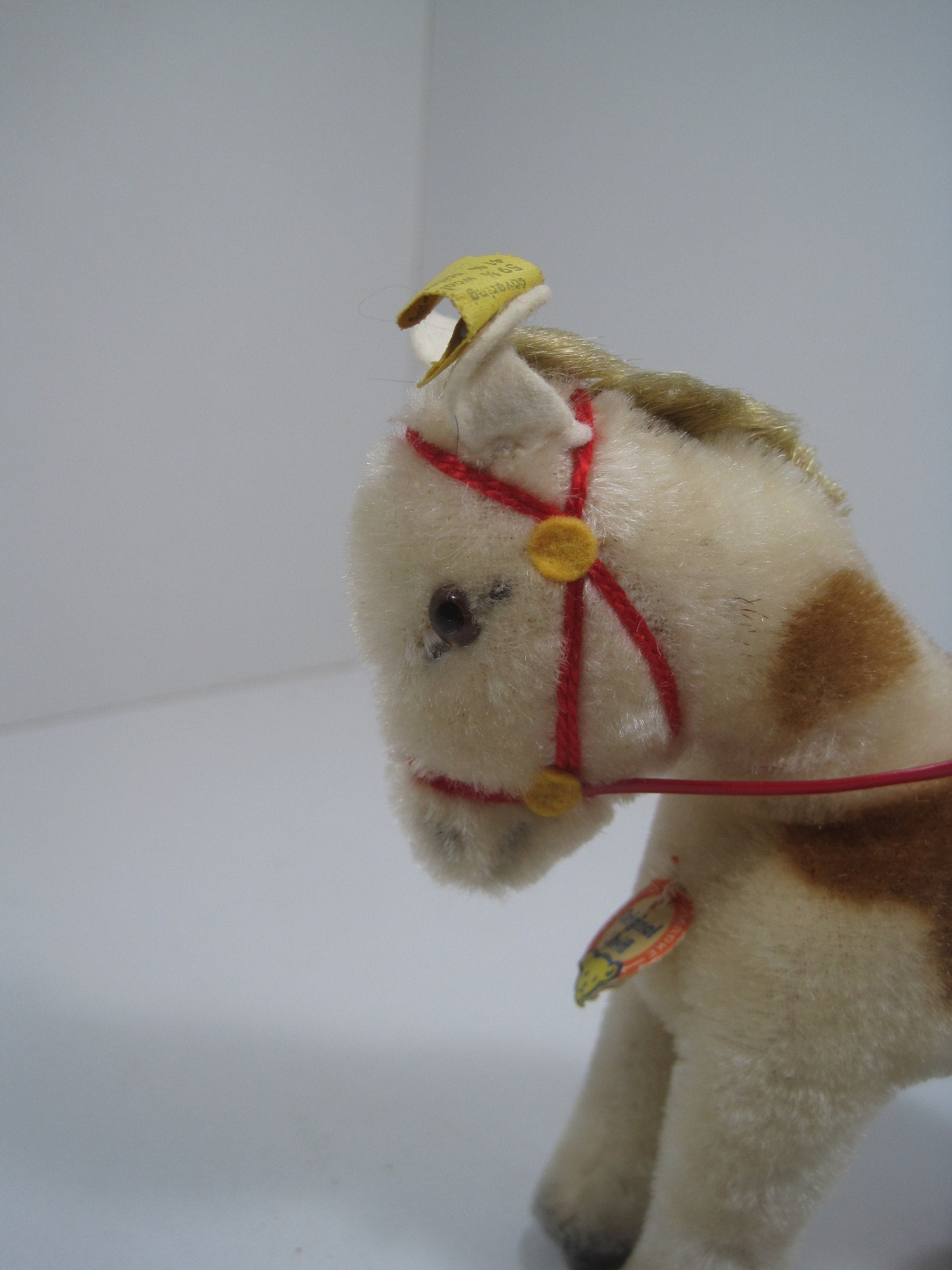 Steiff Cosy deals Pony with all IDs, 11 Inches long, 1960s, Plush Long Mohair,