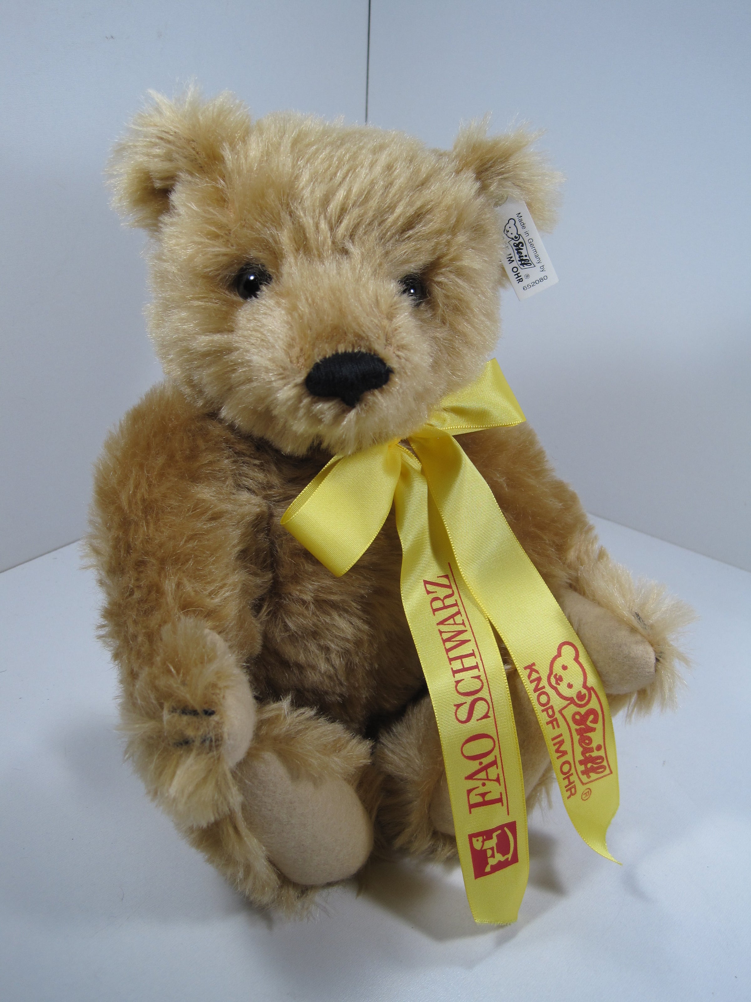 Steiff's FAO Schwarz Exclusive Musical Teddy Bear With All IDs