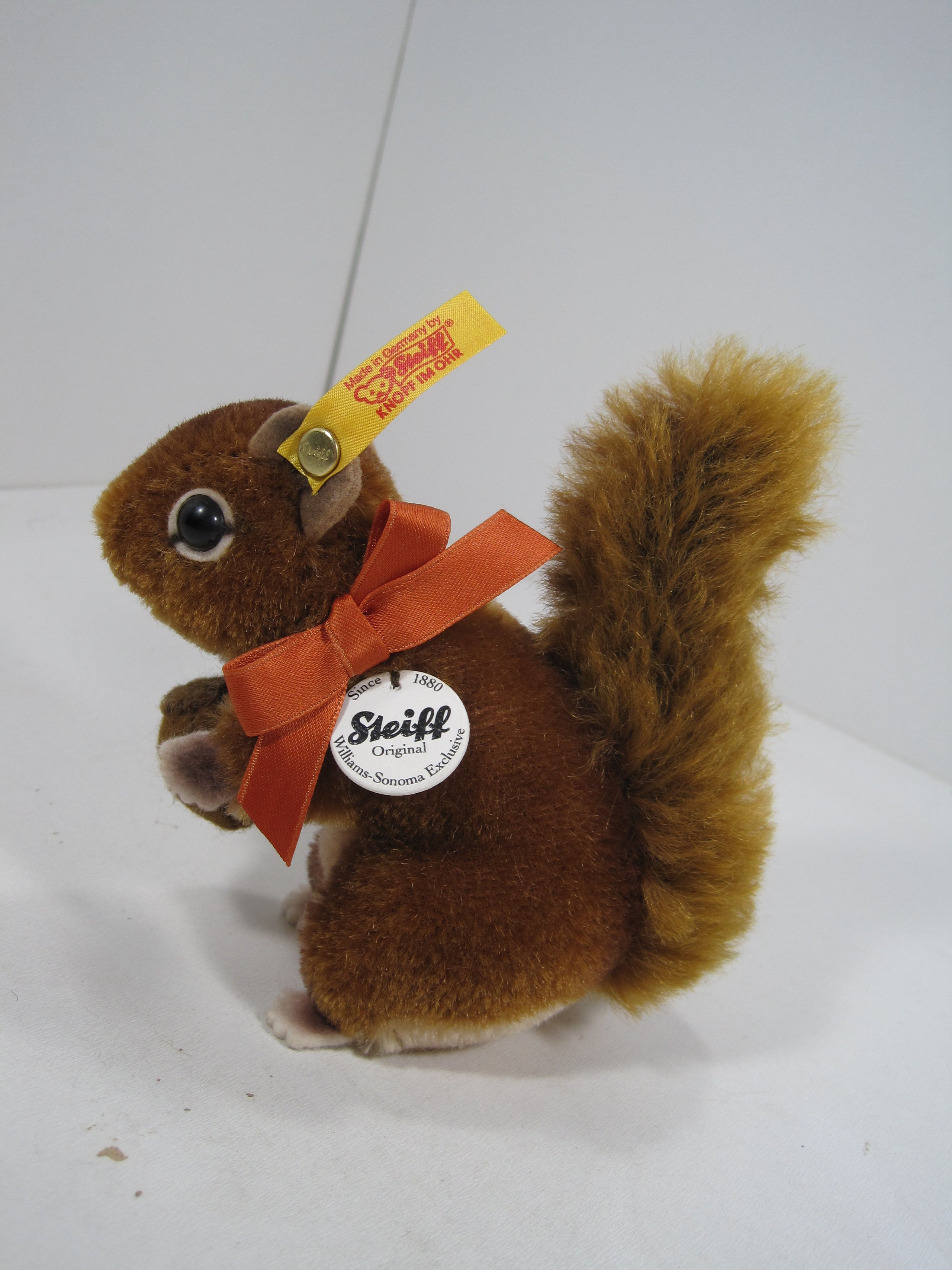 Steiff Mohair Exclusive Squirrel For Williams Sonoma With All IDs
