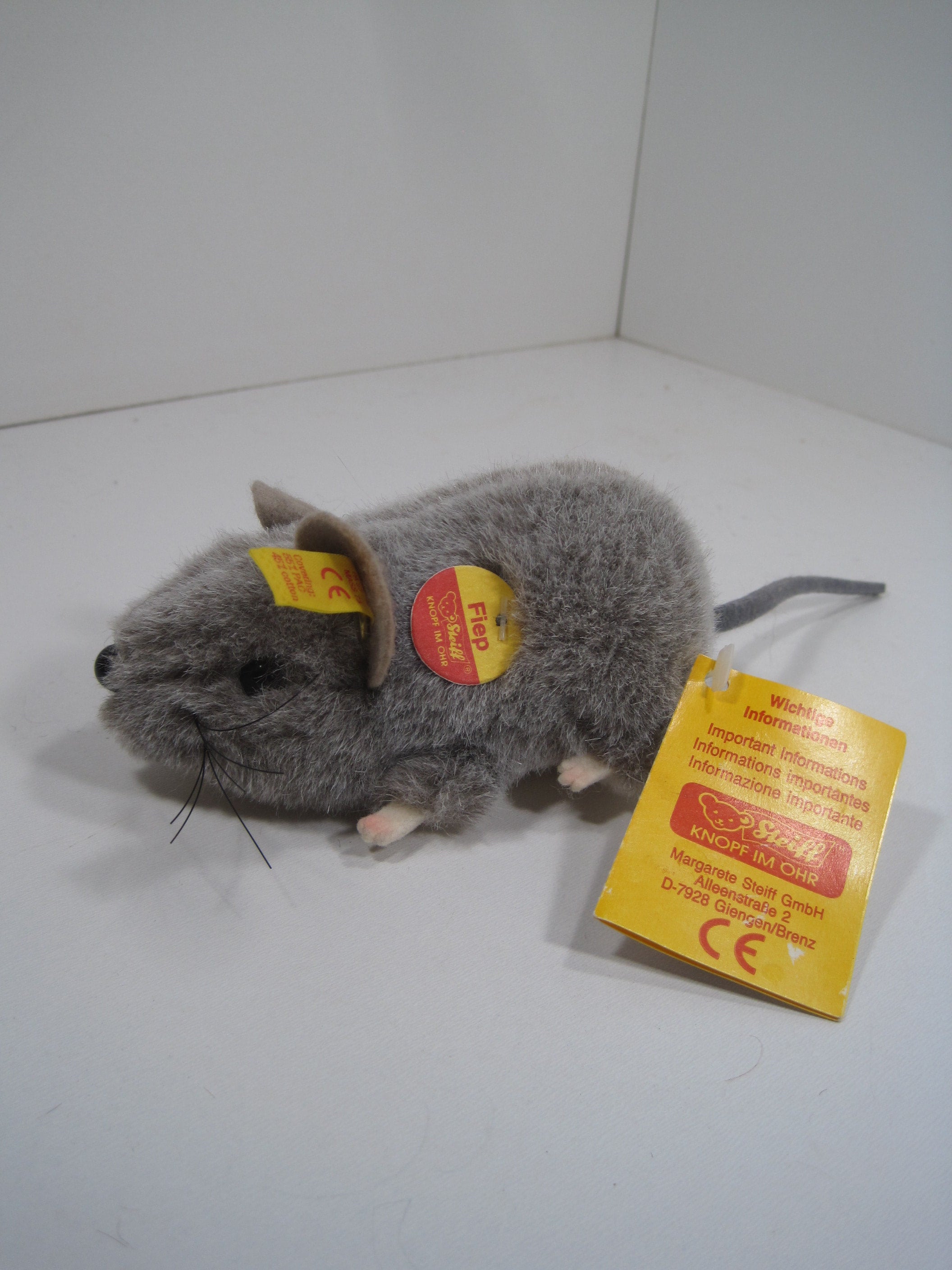 Steiff Vintage retailer 1987 Fiep Mouse New With Original Tags