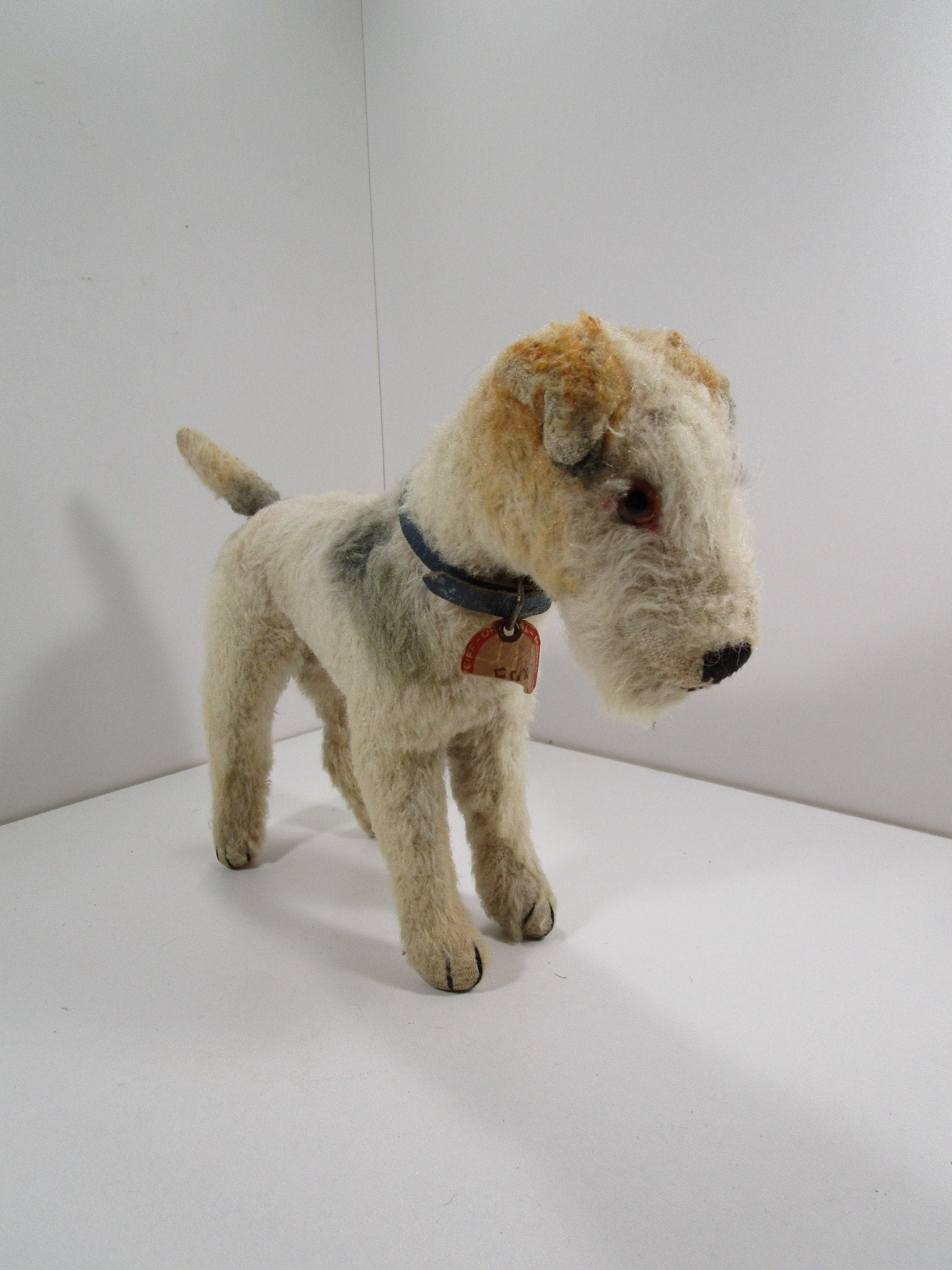 wire fox terrier stuffed animal