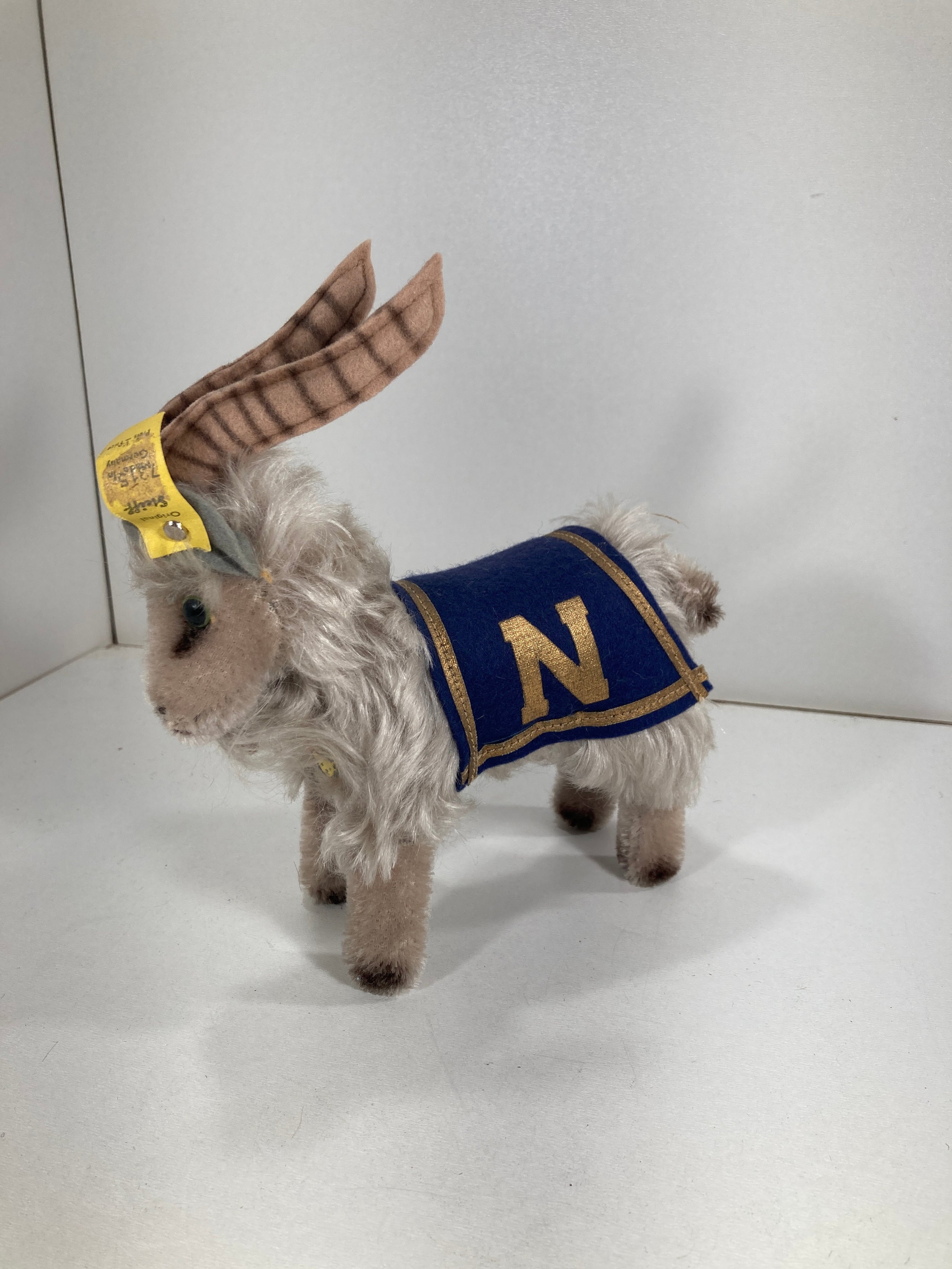 Steiff Navy Goat Mascot With All IDs | My Site