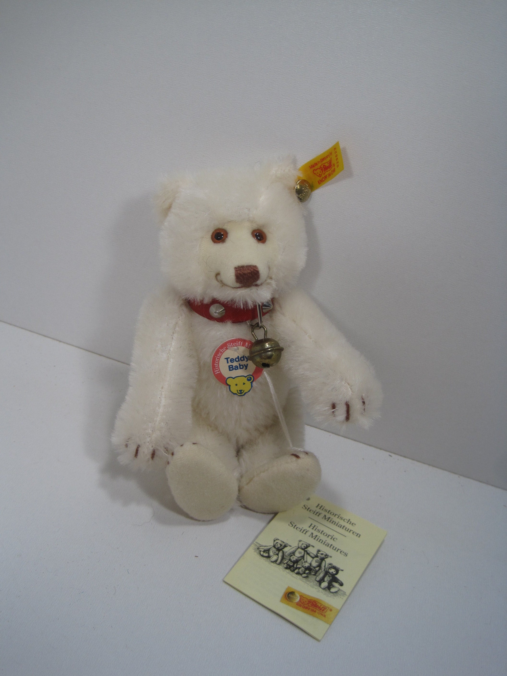 Steiff MR CHOCOLATE TEDDY BEAR Toledo Toy Store Excl Mohair 9.9"  (25cm) - RARE