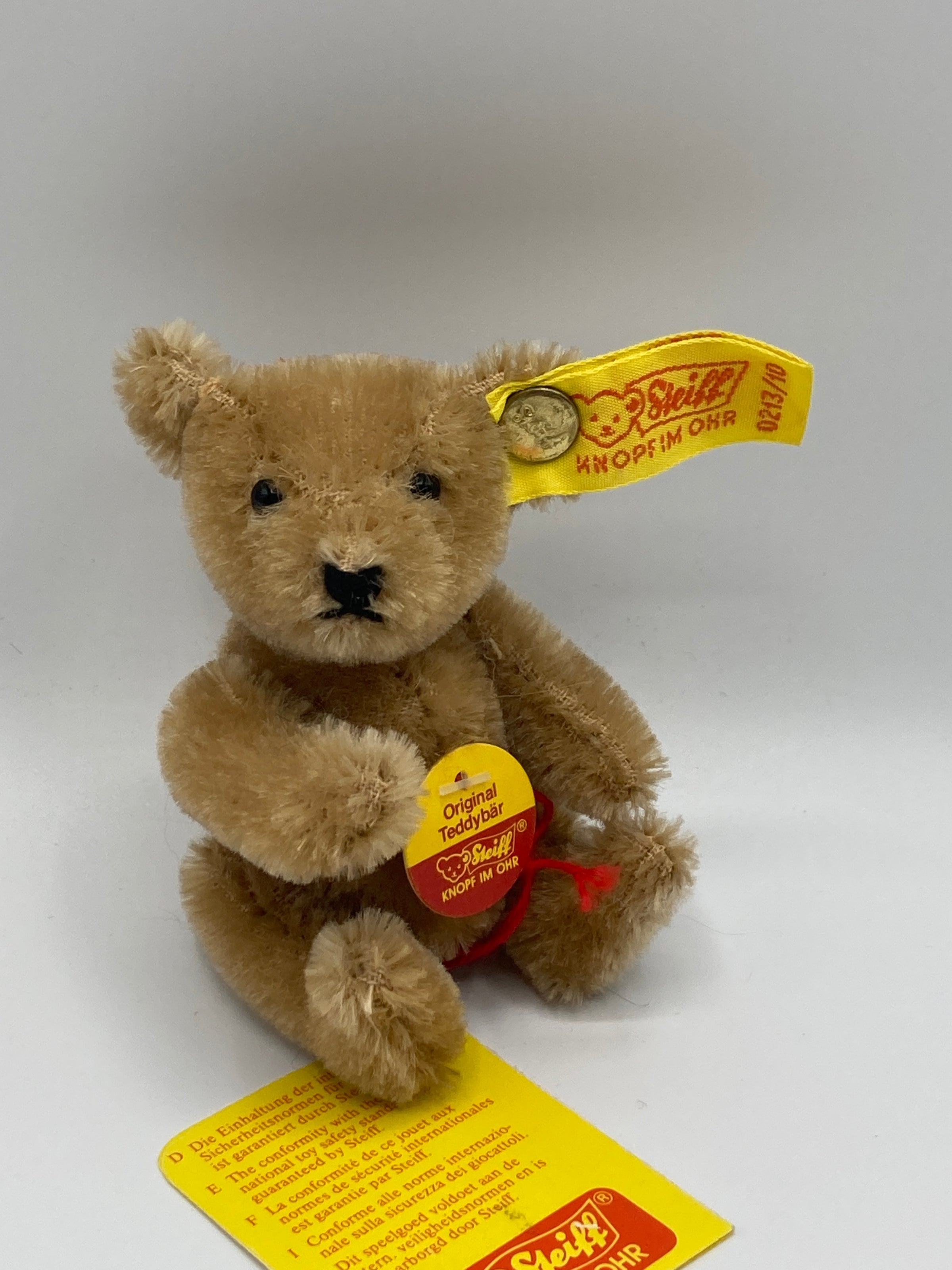 Steiff MR CHOCOLATE TEDDY BEAR Toledo Toy Store Excl Mohair 9.9