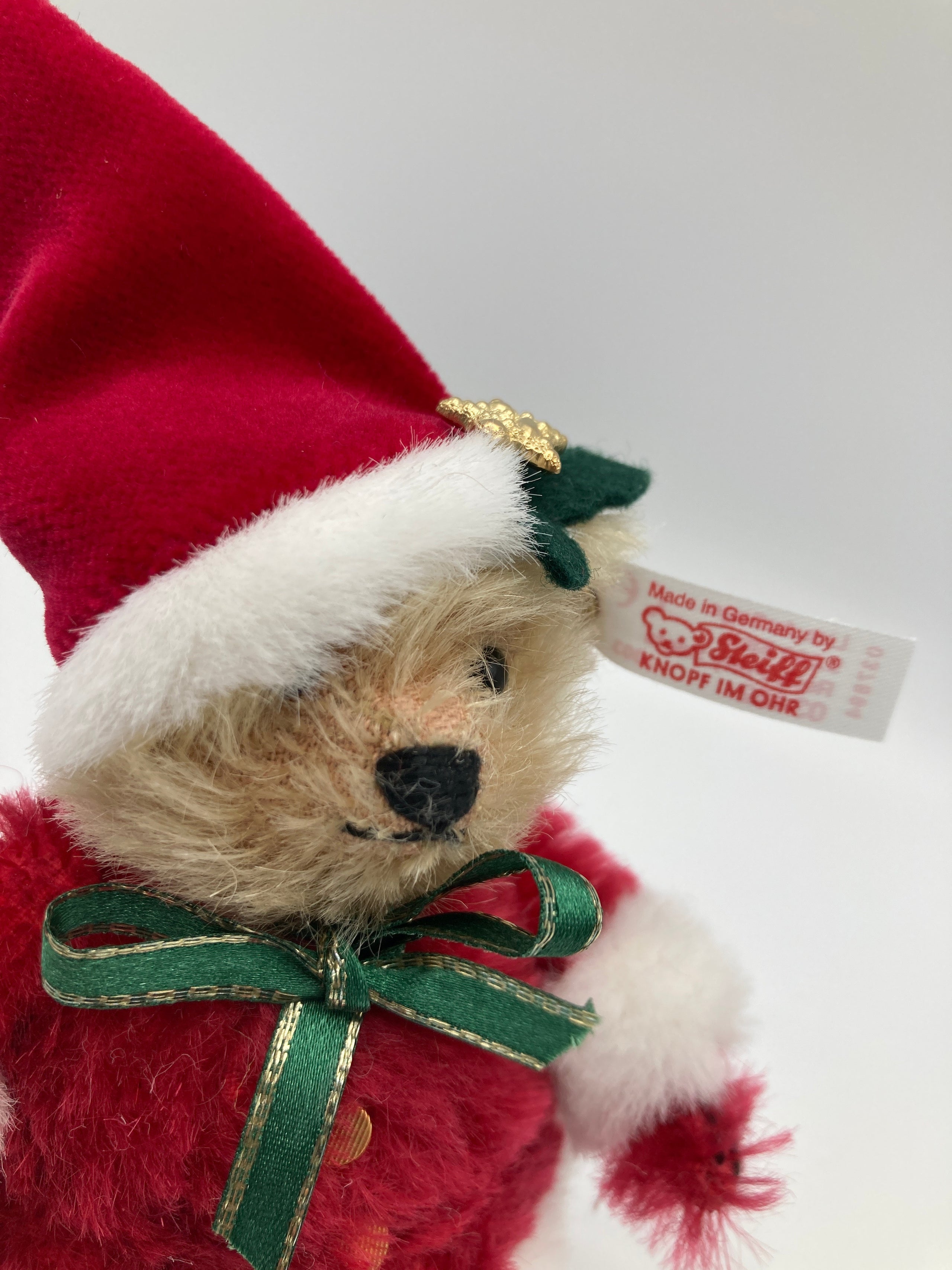 Steiff Limited Edition Roly Poly Santa Claus Bear With All IDs