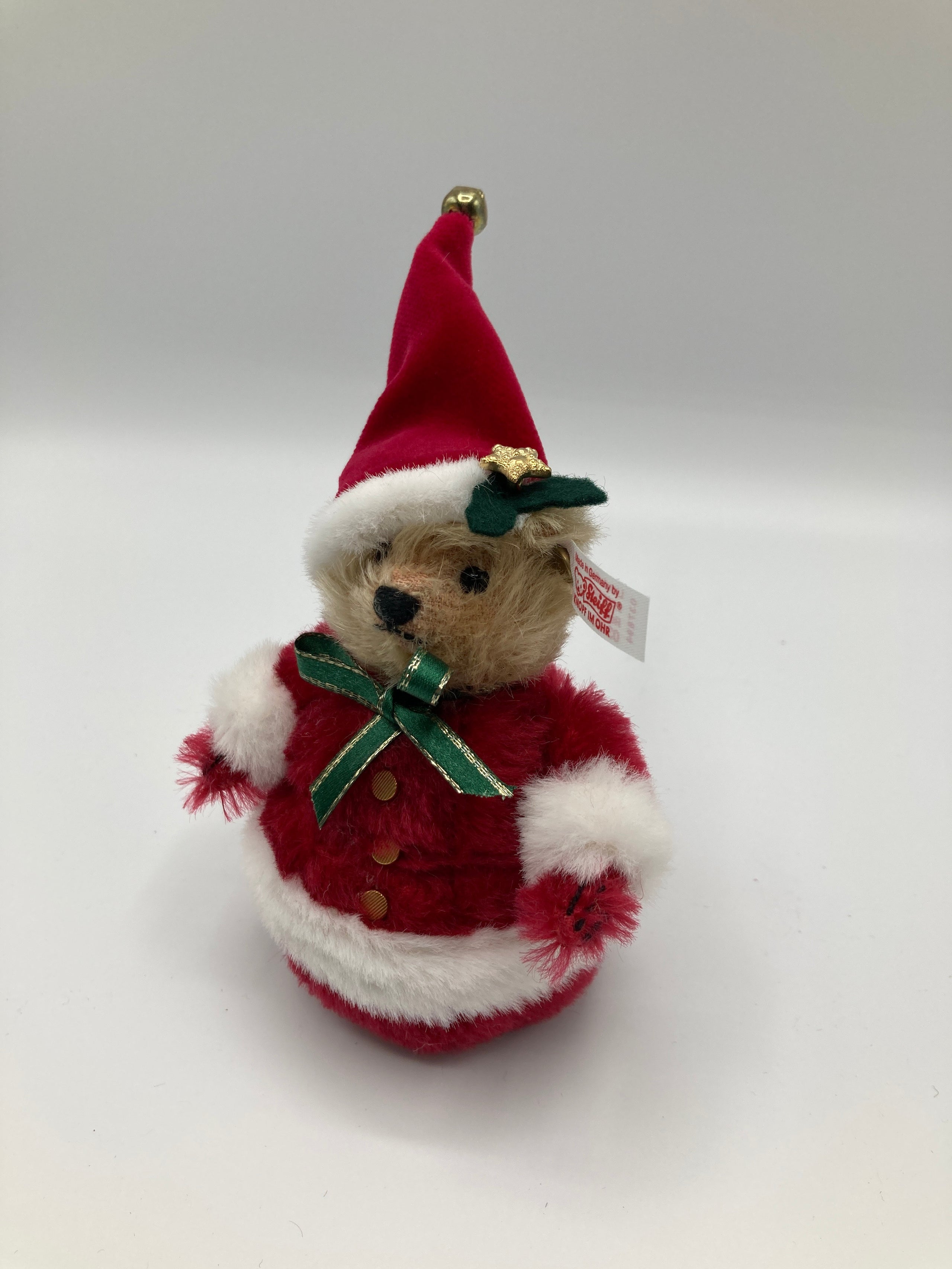 Steiff Limited Edition Roly Poly Santa Claus Bear With All IDs