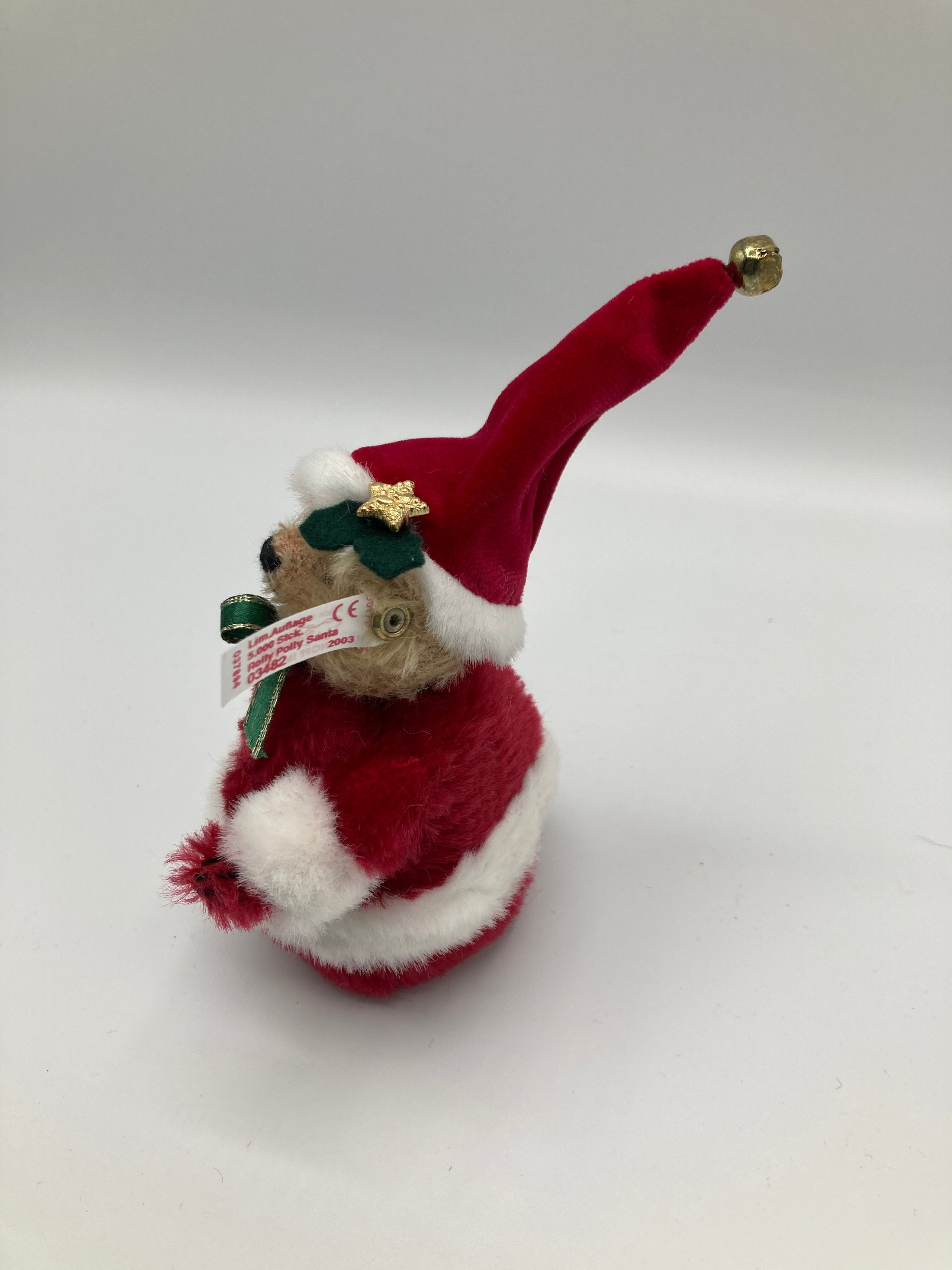 Steiff Limited Edition Roly Poly Santa Claus Bear With All IDs