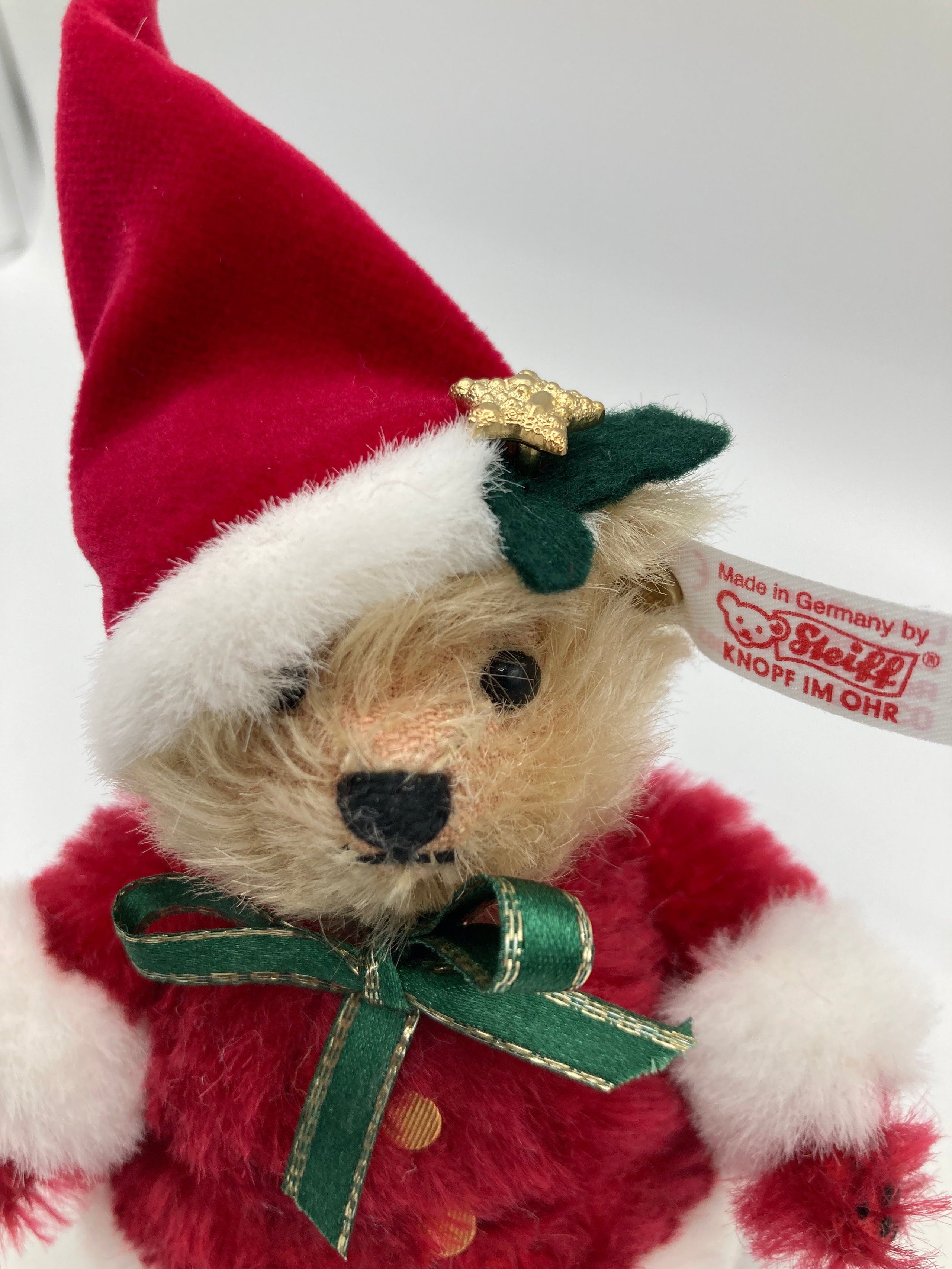 Steiff Limited Edition Roly Poly Santa Claus Bear With All IDs
