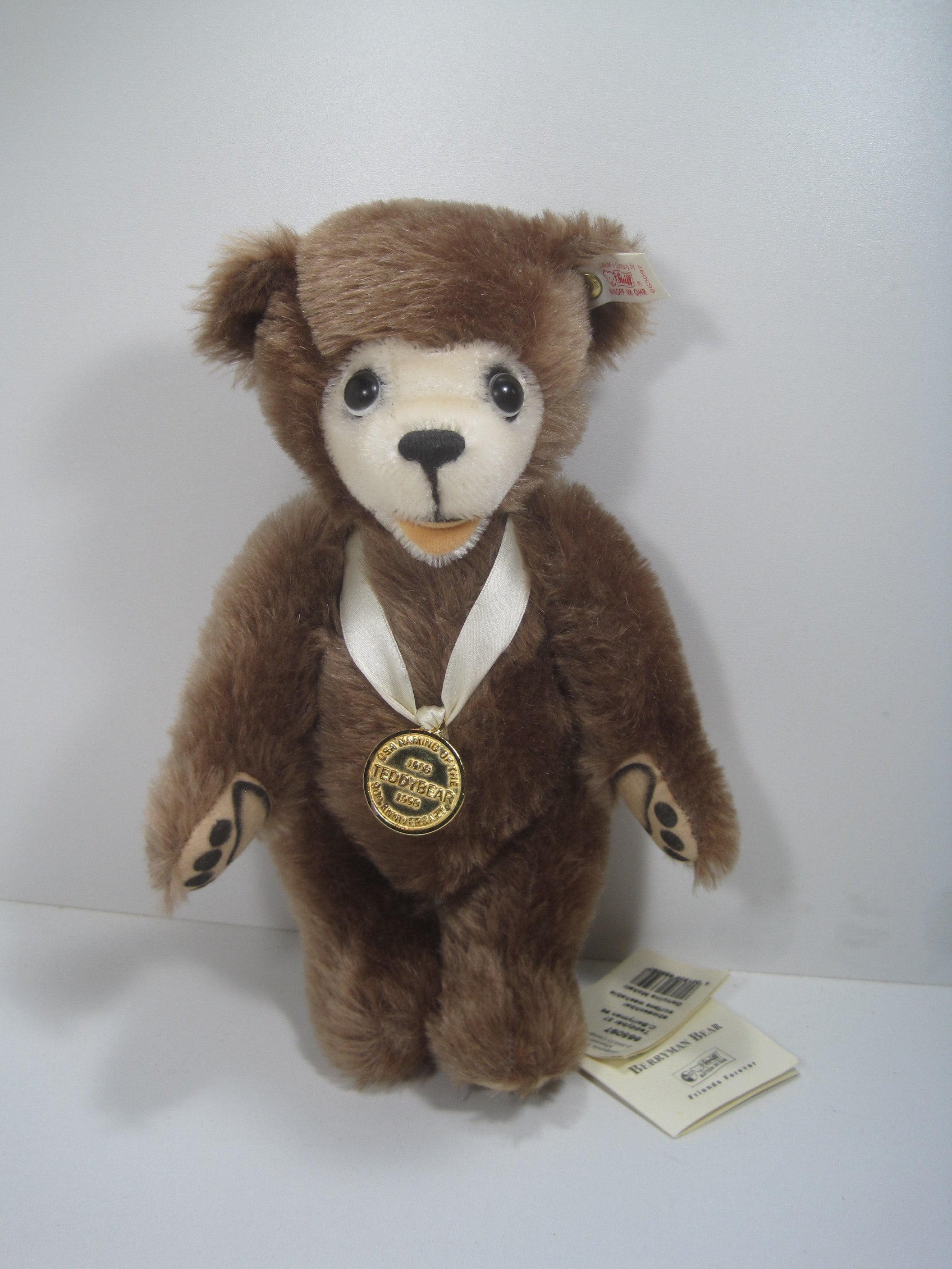Steiff Mohair Berryman Bear With All IDs | My Site