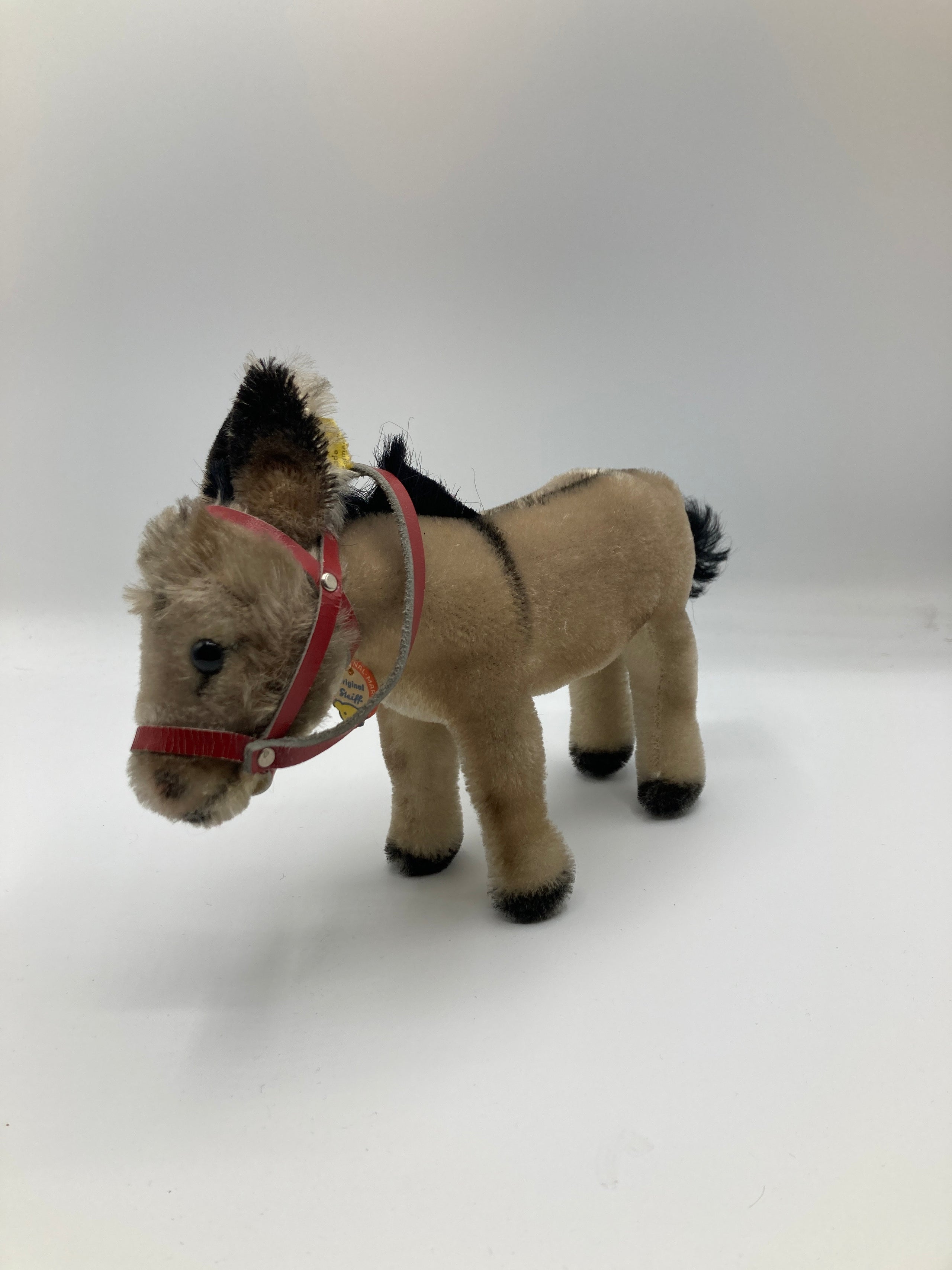 Steiff Rare Medium Sized Mohair Donkey With All IDs | My Site