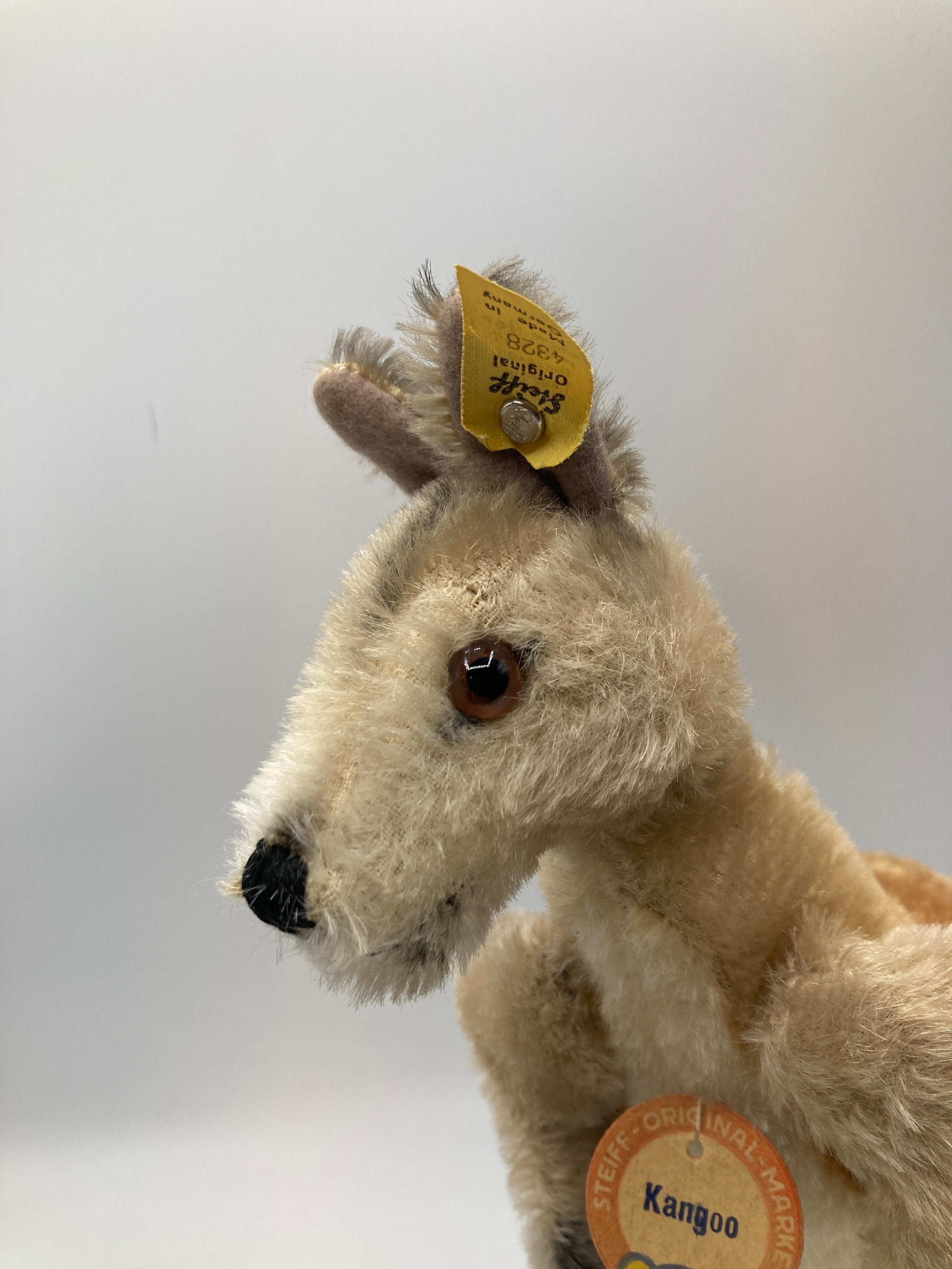 Steiff Medium Sized BOY Kangoo Kangaroo With All IDs | My Site