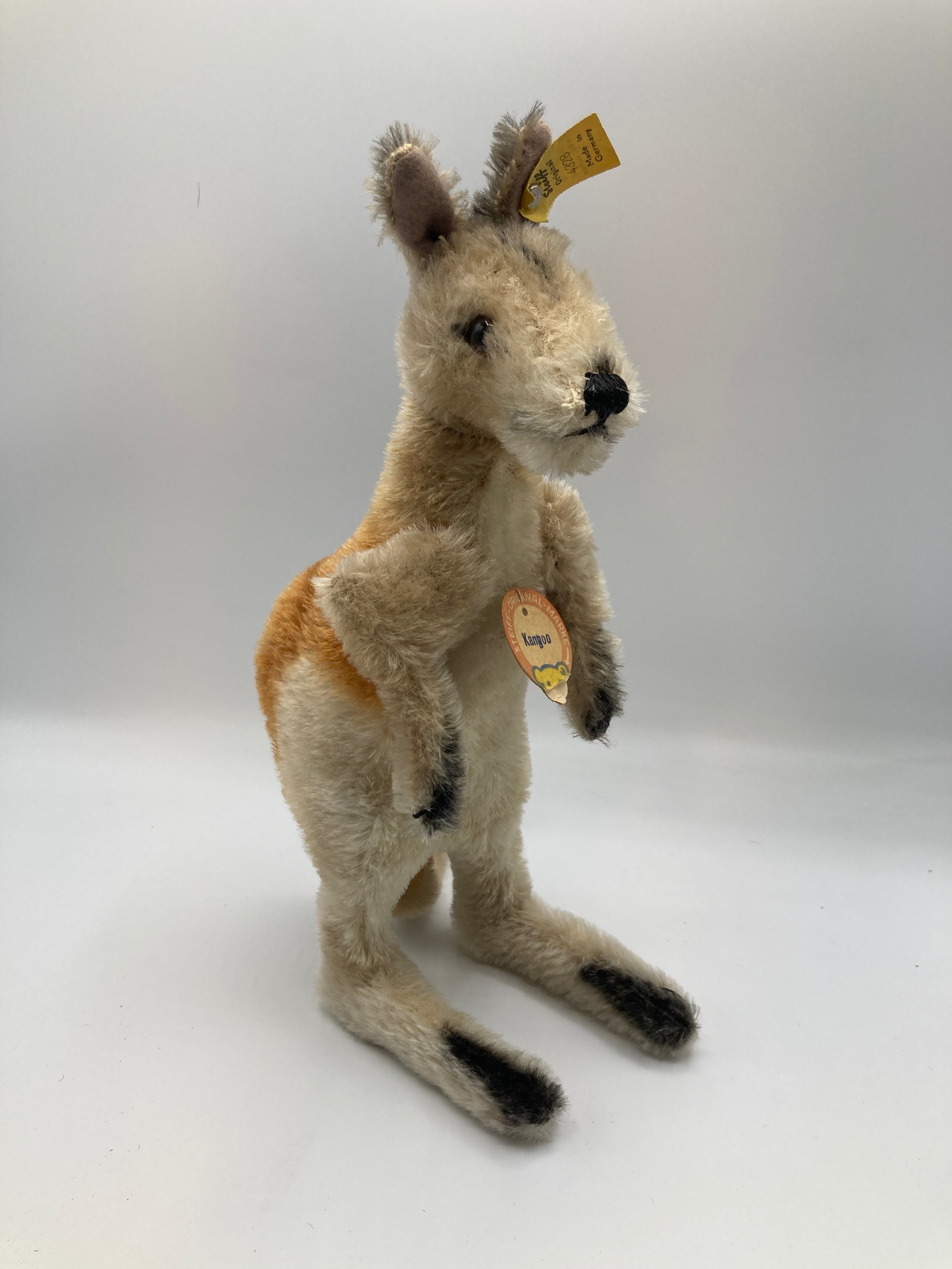 Steiff Medium Sized BOY Kangoo Kangaroo With All IDs | My Site