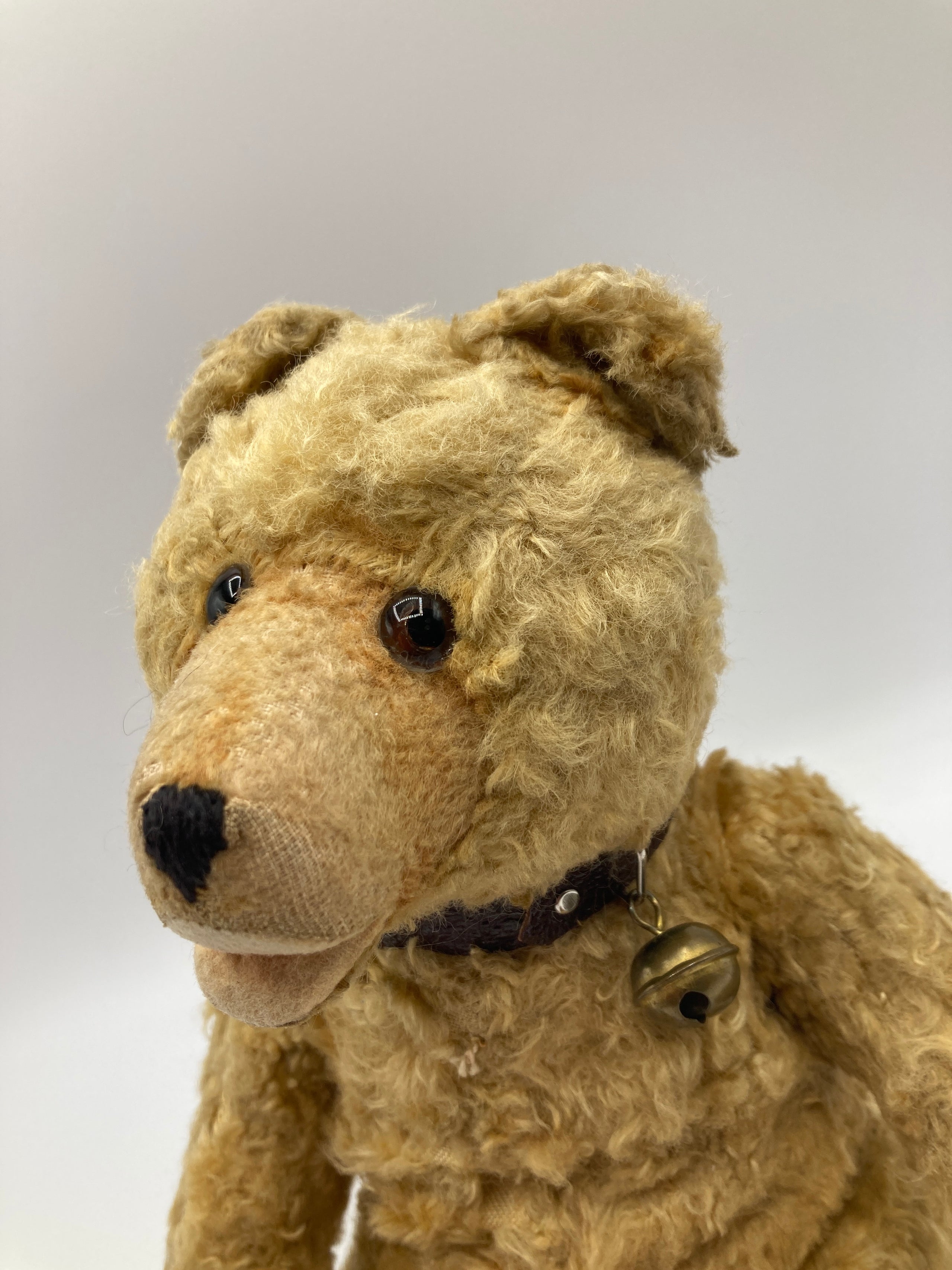 Steiff Very Early Postwar Artificial Silk Plush Teddy Baby Bear